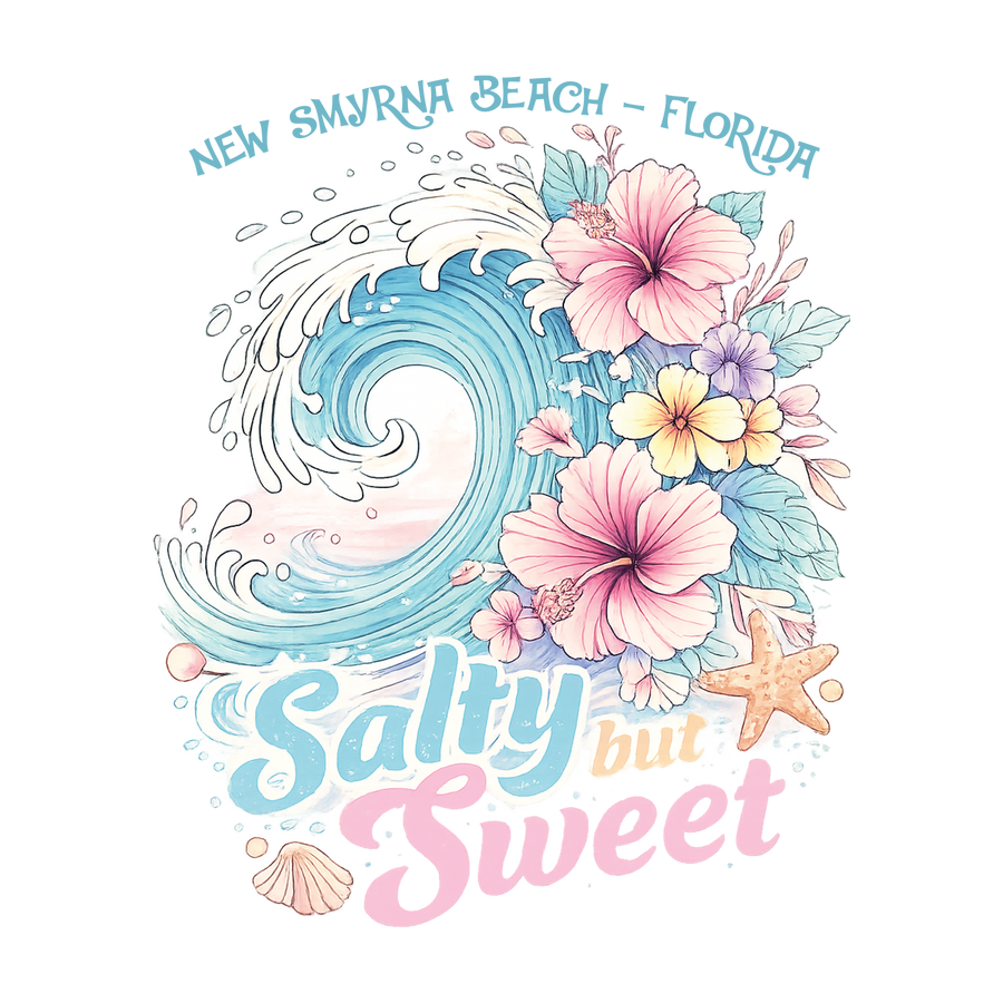 Salty But Sweet Floral Wave