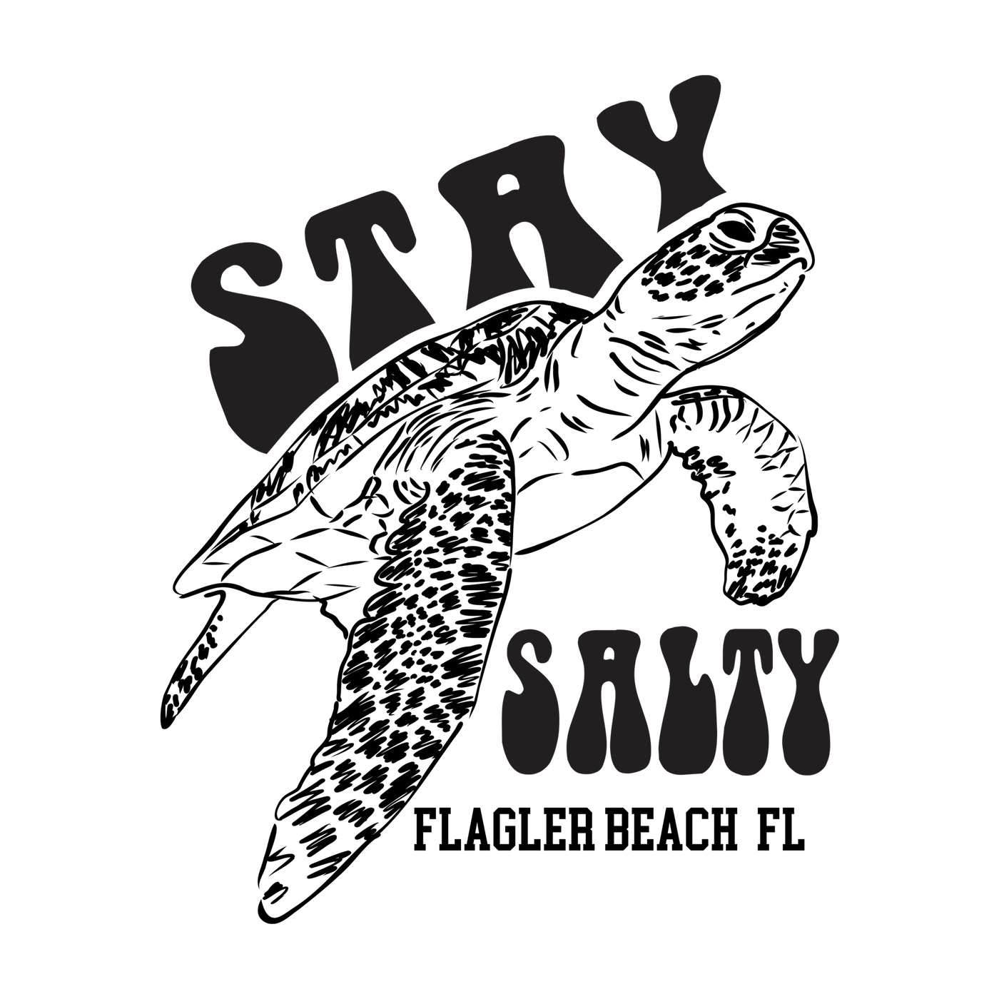 Stay Salty Sea Turtle