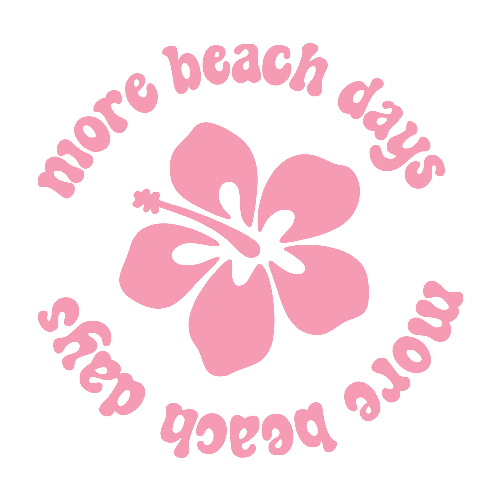 More Beach Days Flower