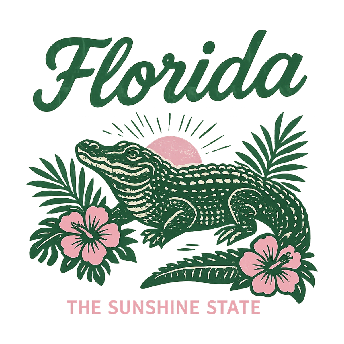 Florida Tropical Alligator
