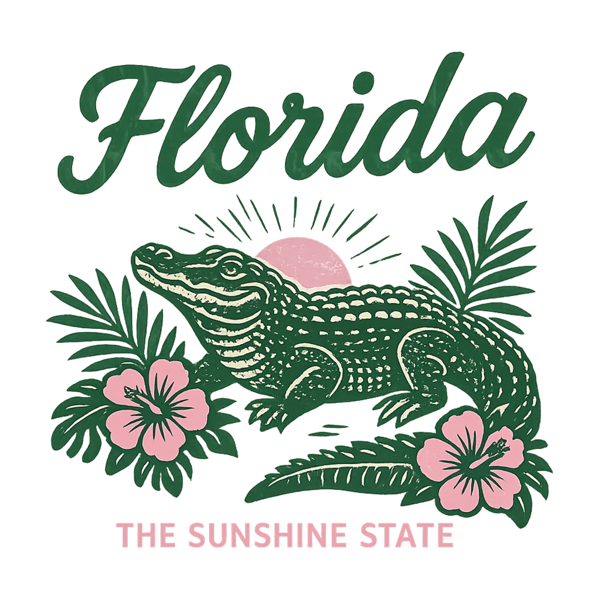 Florida Tropical Alligator