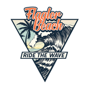 Vintage Beach Surf Wave