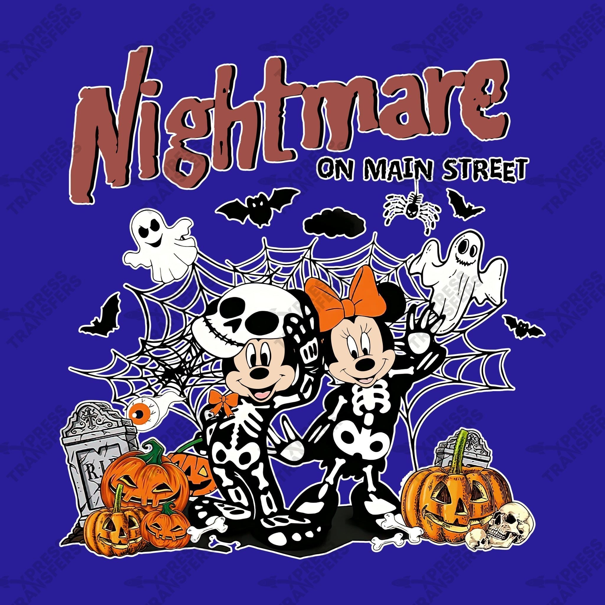 Nightmare on Main Street Mickey Minnie Skeletons