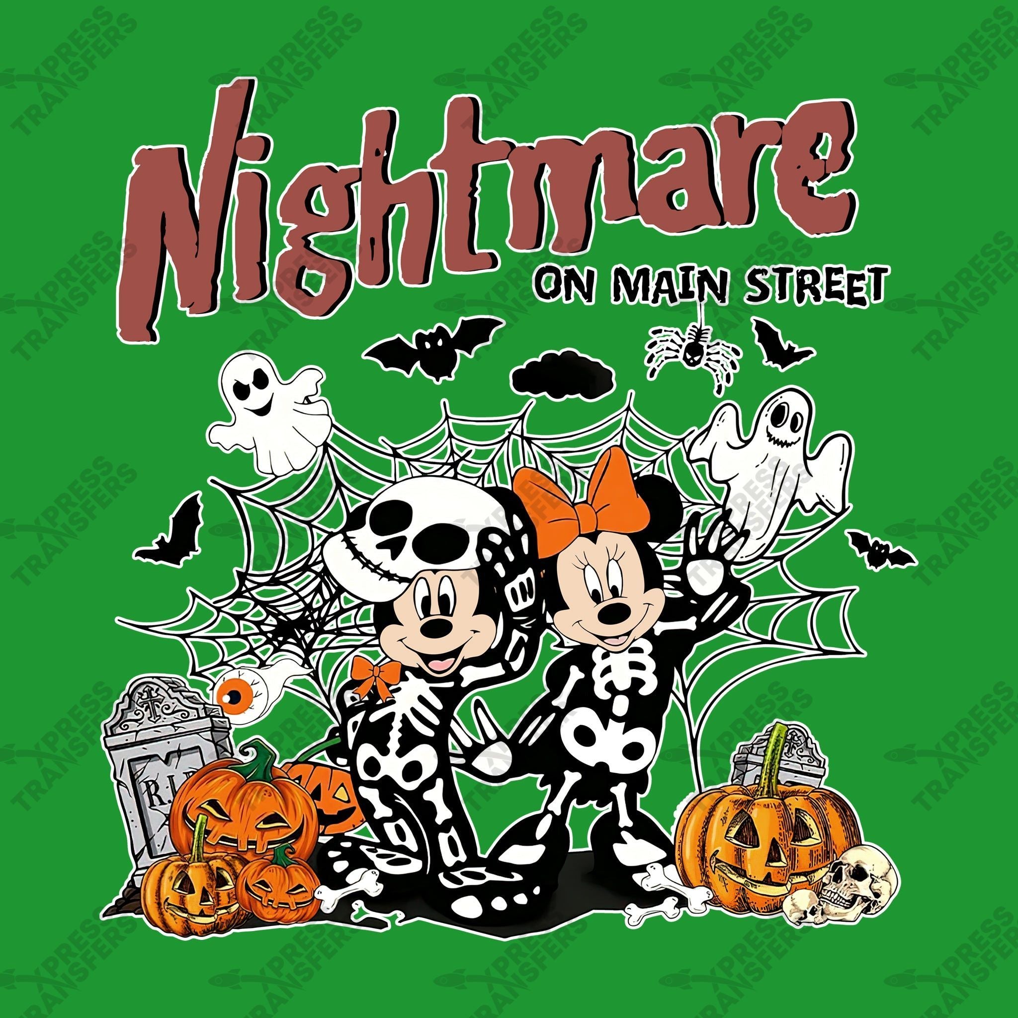 Nightmare on Main Street Mickey Minnie Skeletons
