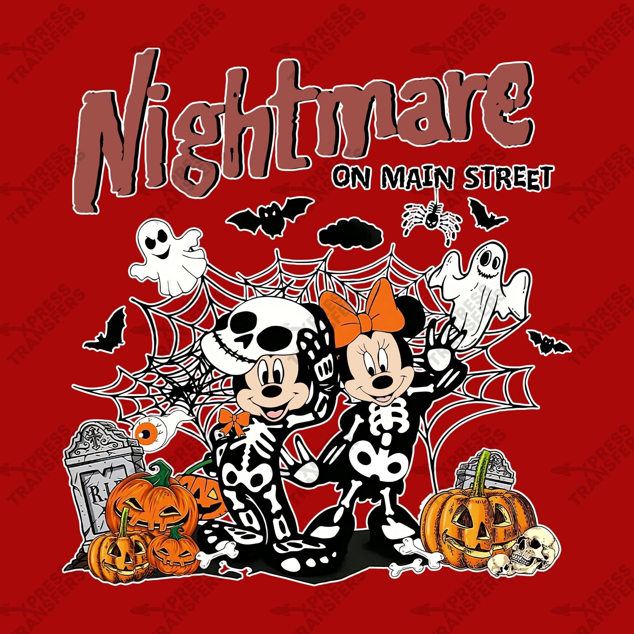 Nightmare on Main Street Mickey Minnie Skeletons