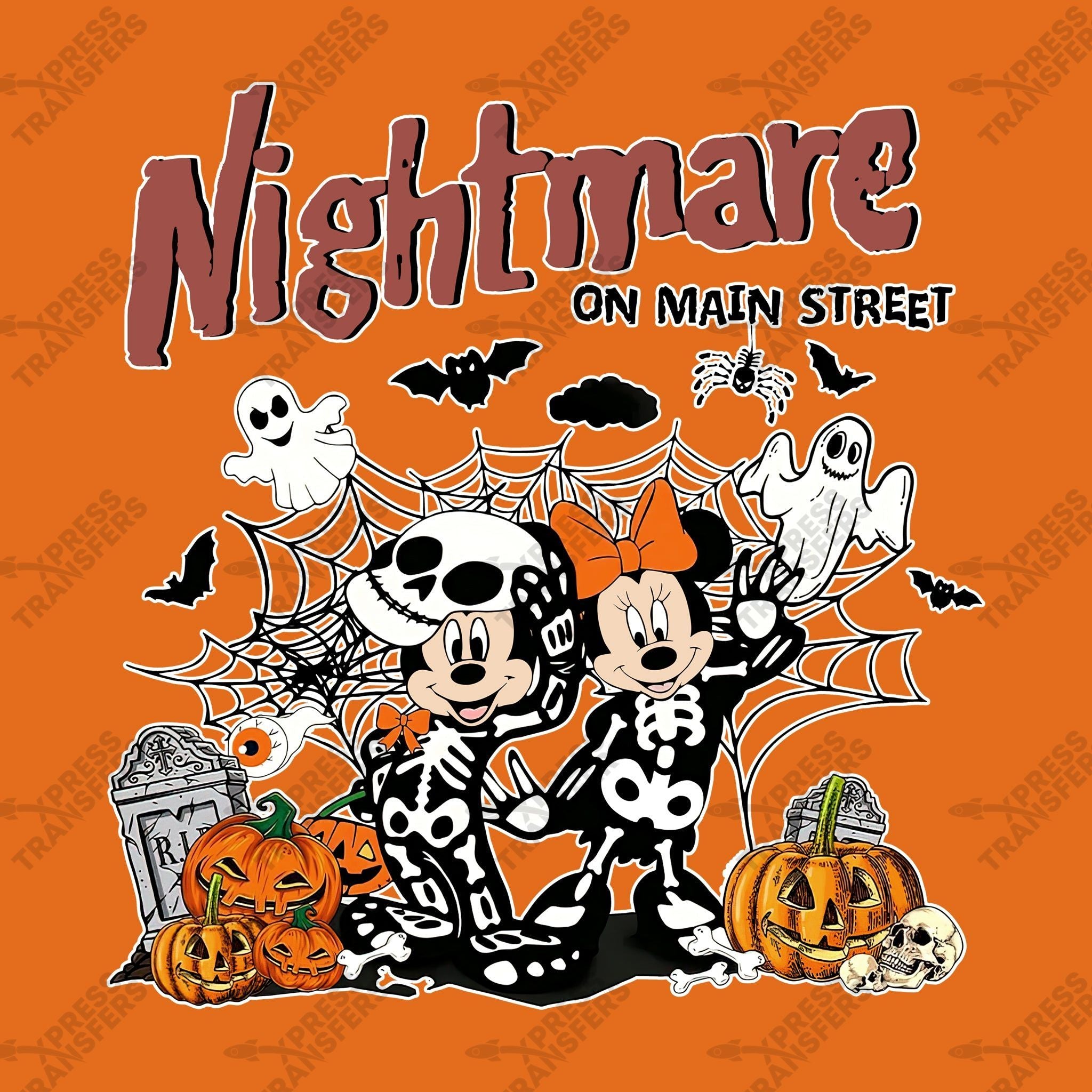 Nightmare on Main Street Mickey Minnie Skeletons