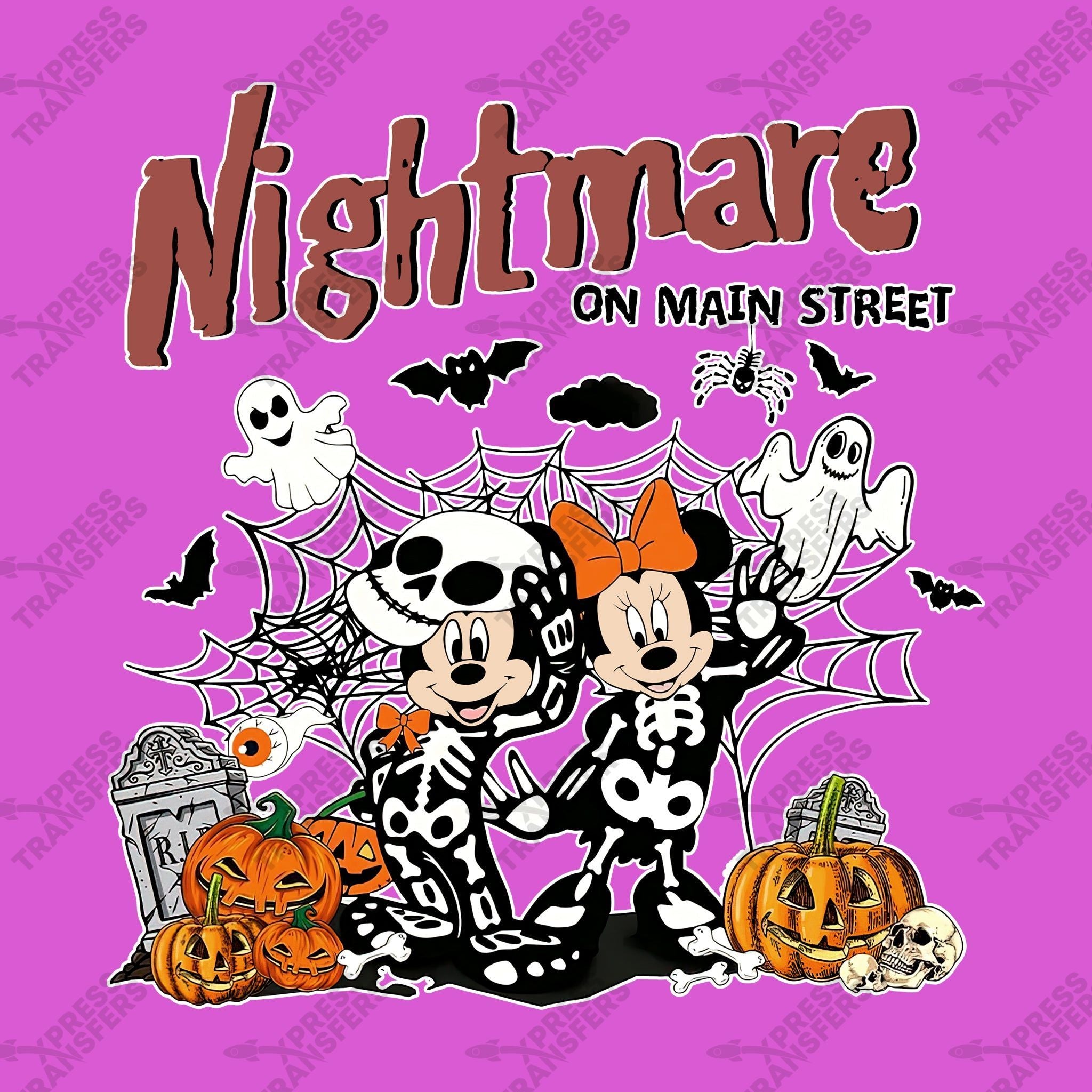 Nightmare on Main Street Mickey Minnie Skeletons