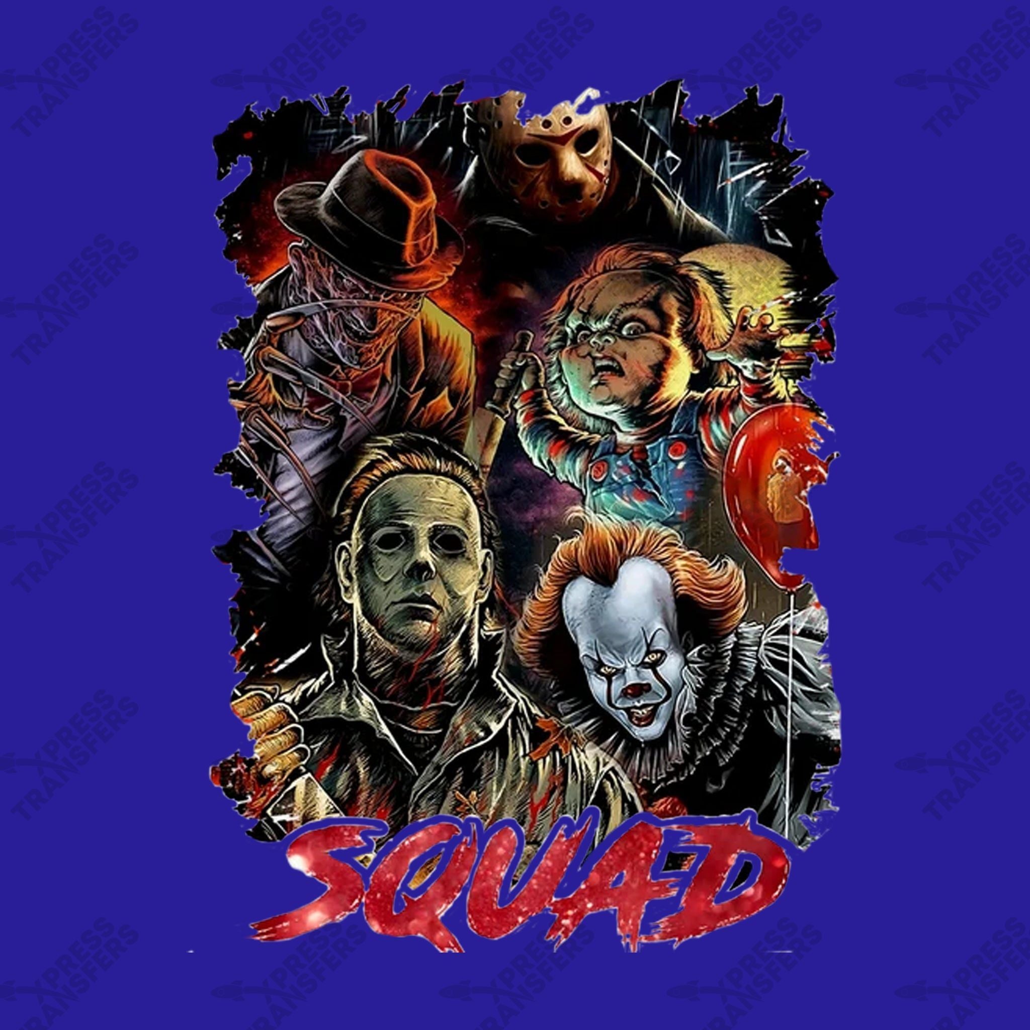 SQUAD Jason, Freddy, Chucky, Pennywise, Michael | 12 Pack