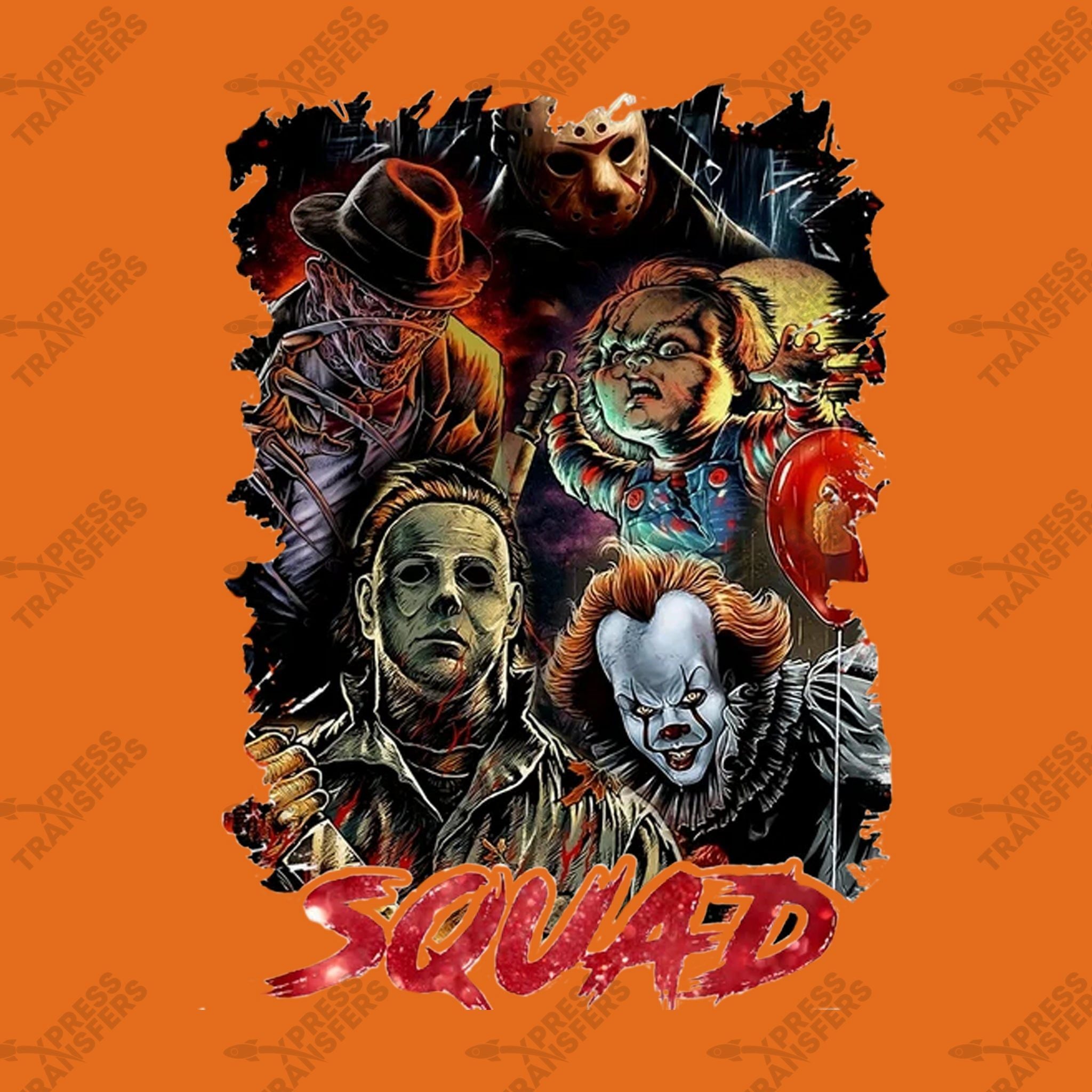 SQUAD Jason, Freddy, Chucky, Pennywise, Michael | 12 Pack