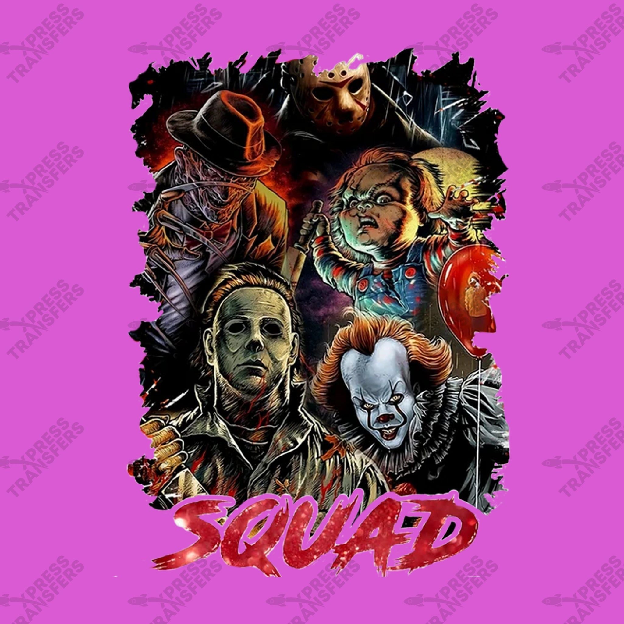 SQUAD Jason, Freddy, Chucky, Pennywise, Michael | 12 Pack
