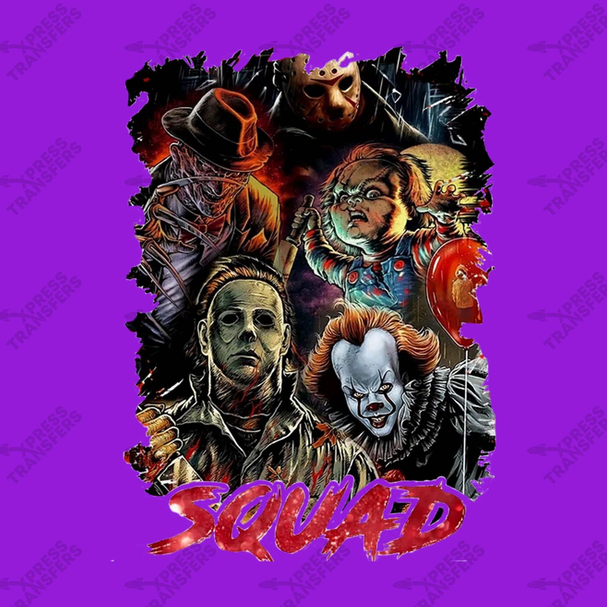 SQUAD Jason, Freddy, Chucky, Pennywise, Michael | 12 Pack