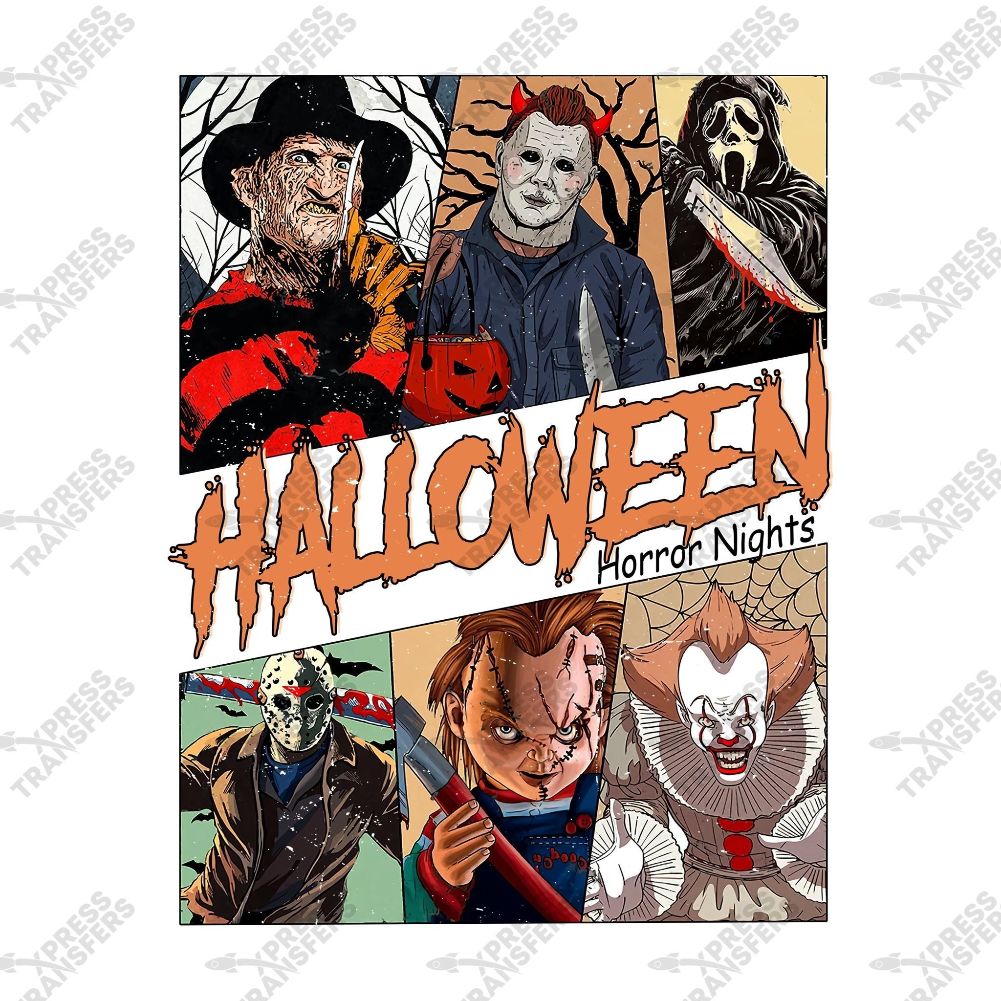 Halloween Characters Cards