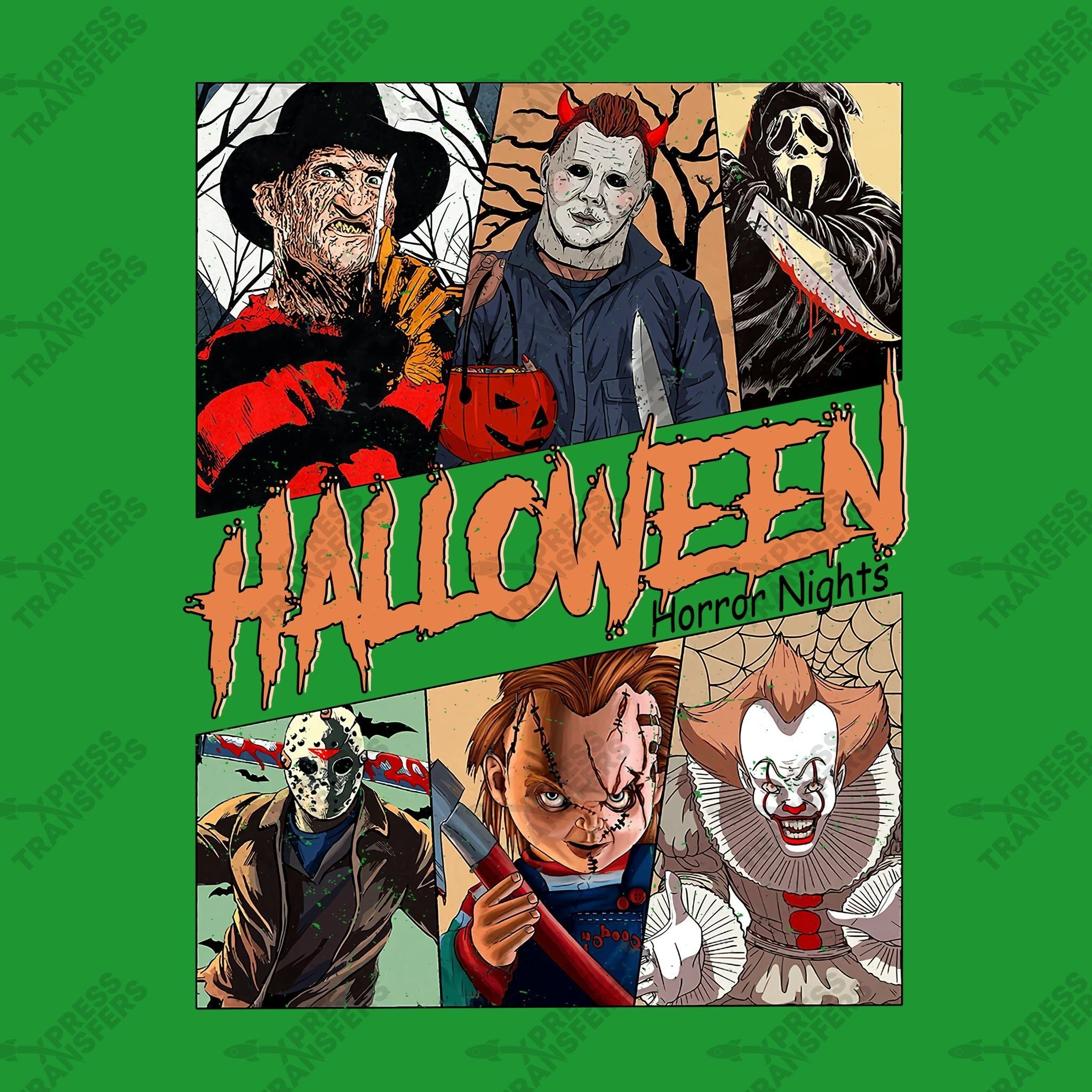 Halloween Characters Cards