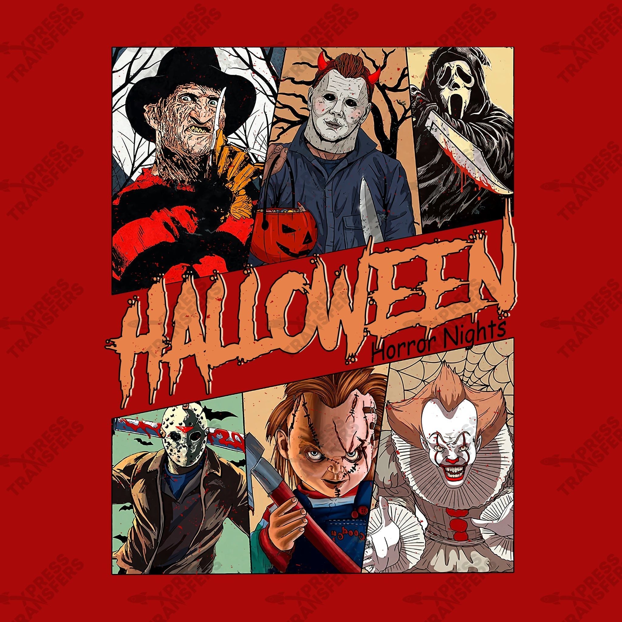 Halloween Characters Cards