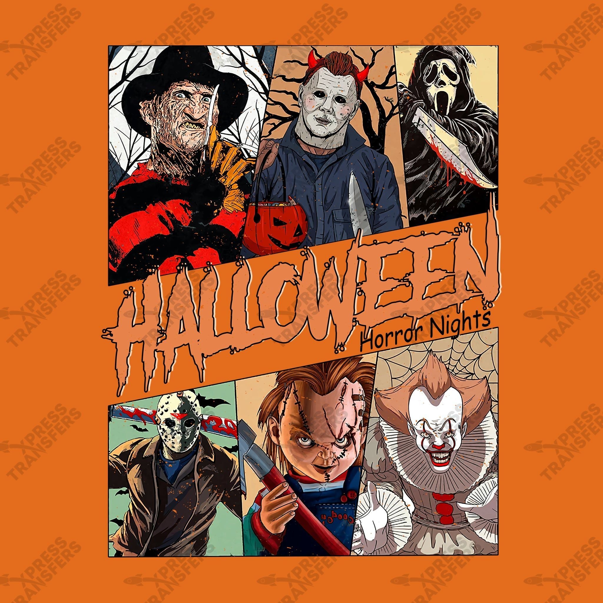 Halloween Characters Cards