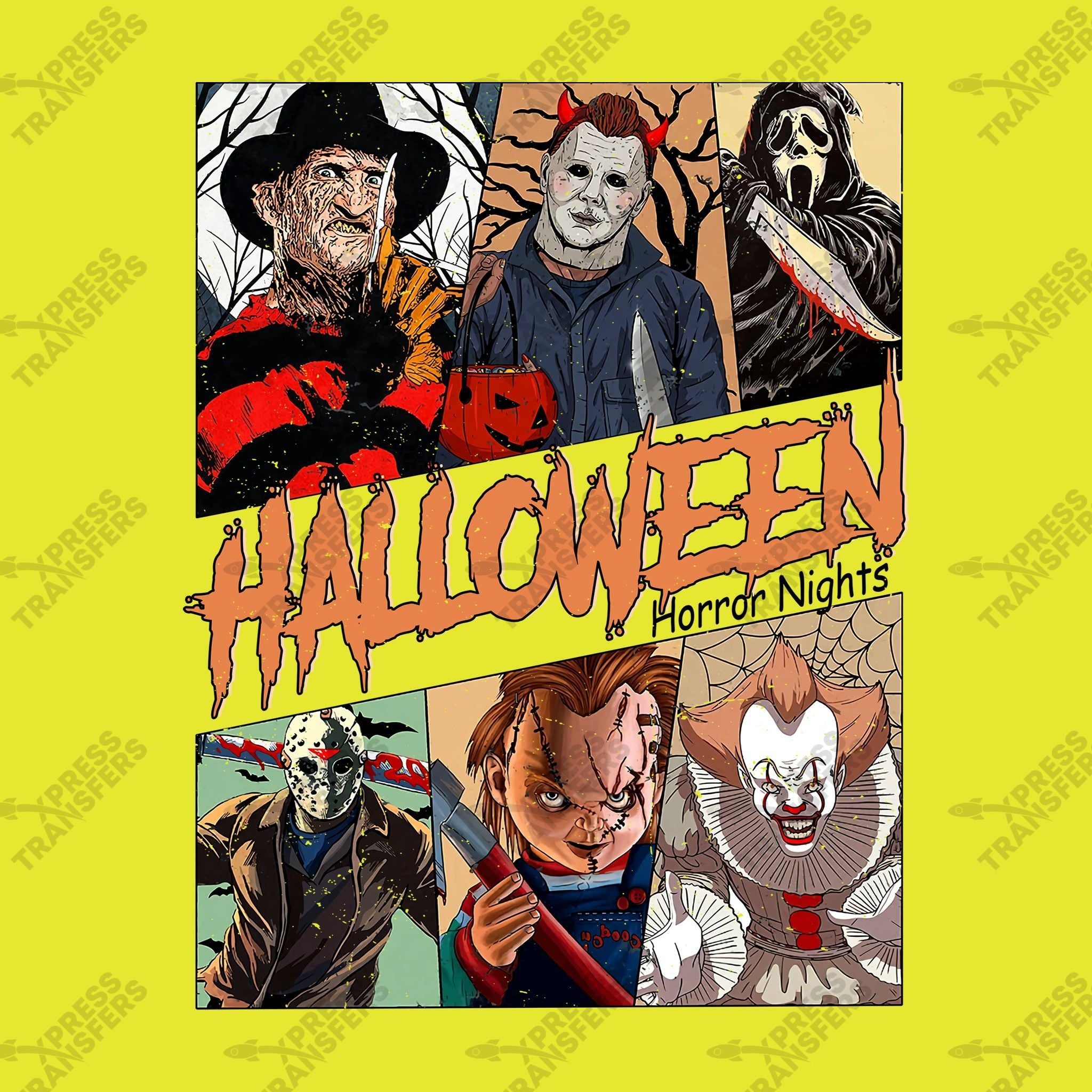 Halloween Characters Cards