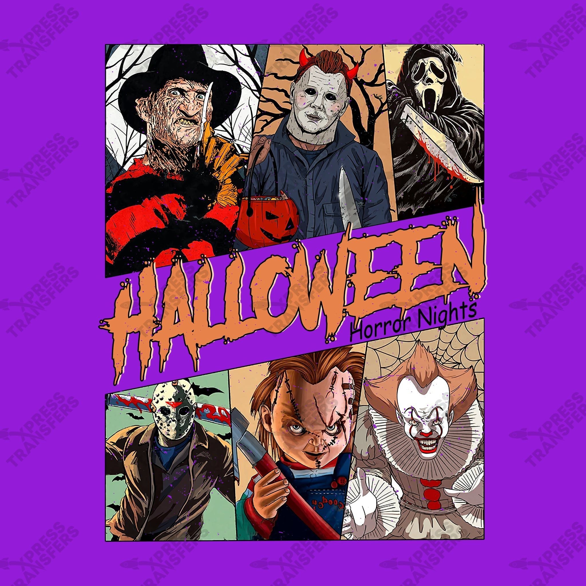 Halloween Characters Cards