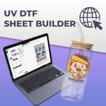 UV DTF gang sheet builder preview