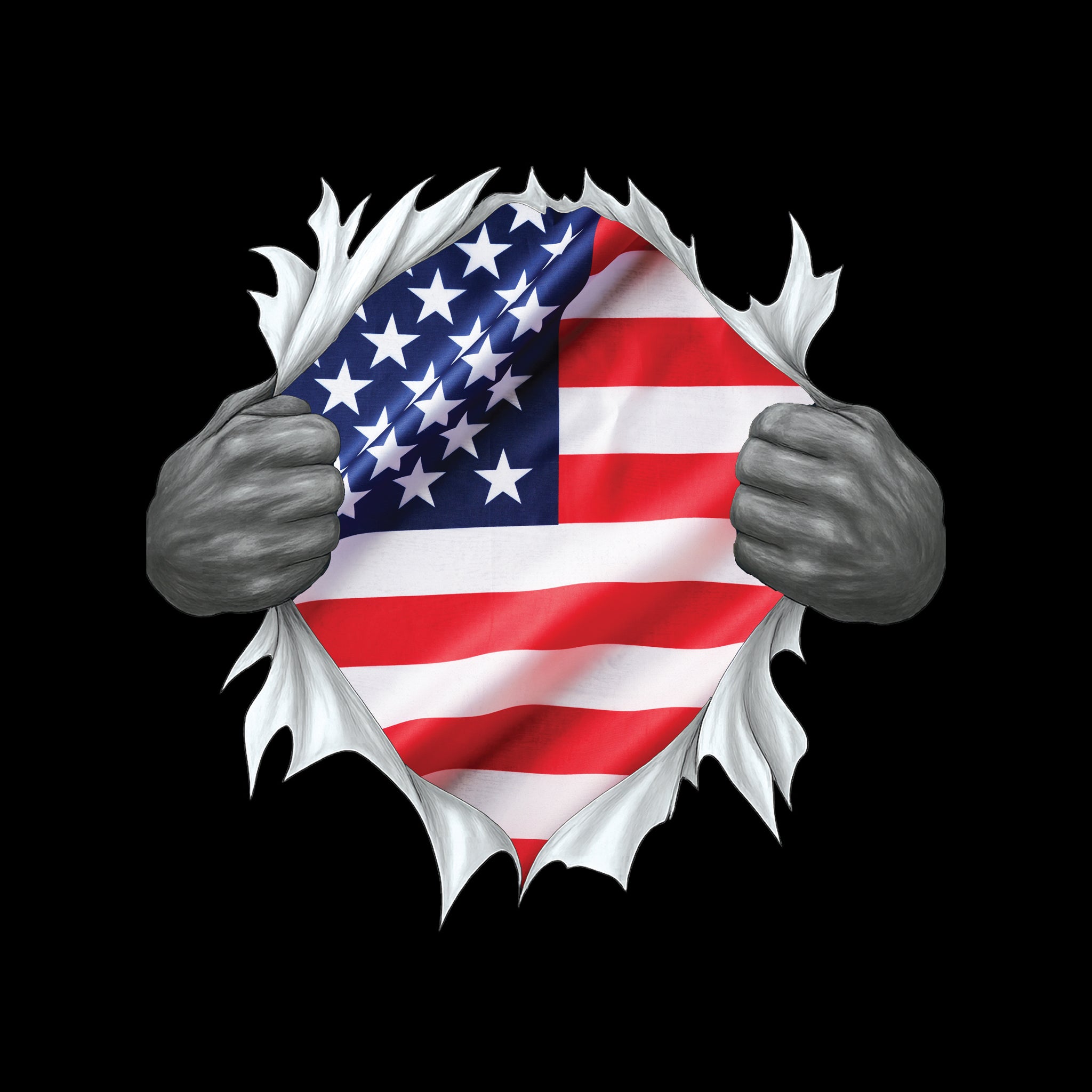 Chest Rip US Flag