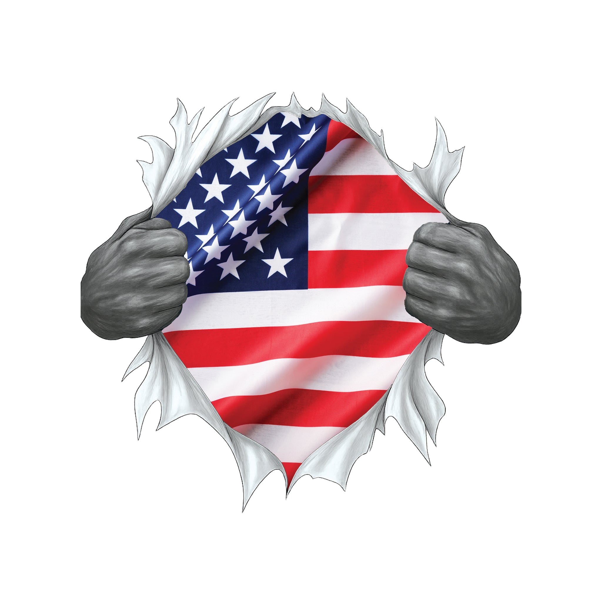 Chest Rip US Flag