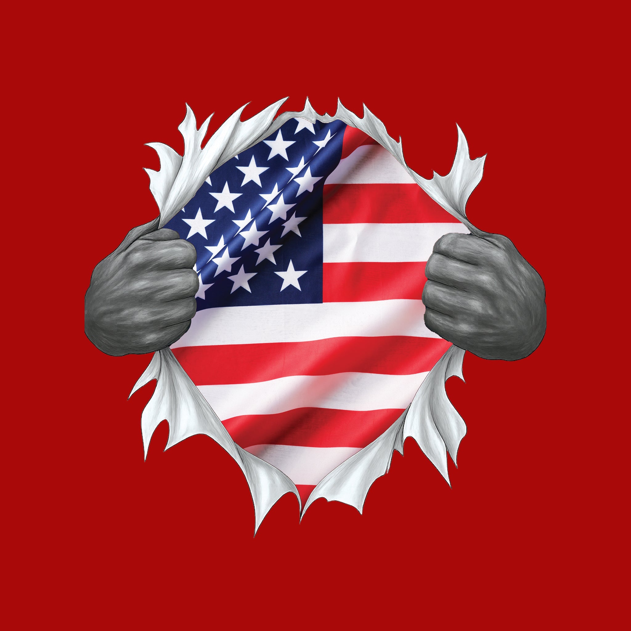 Chest Rip US Flag