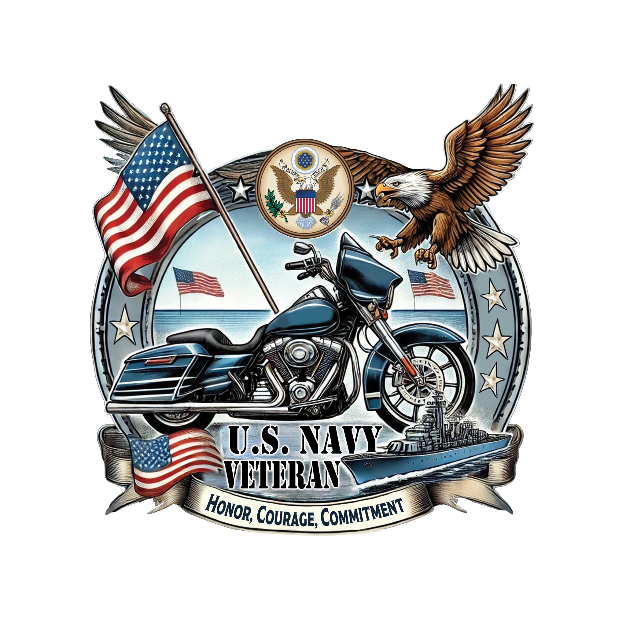 US Navy Biker