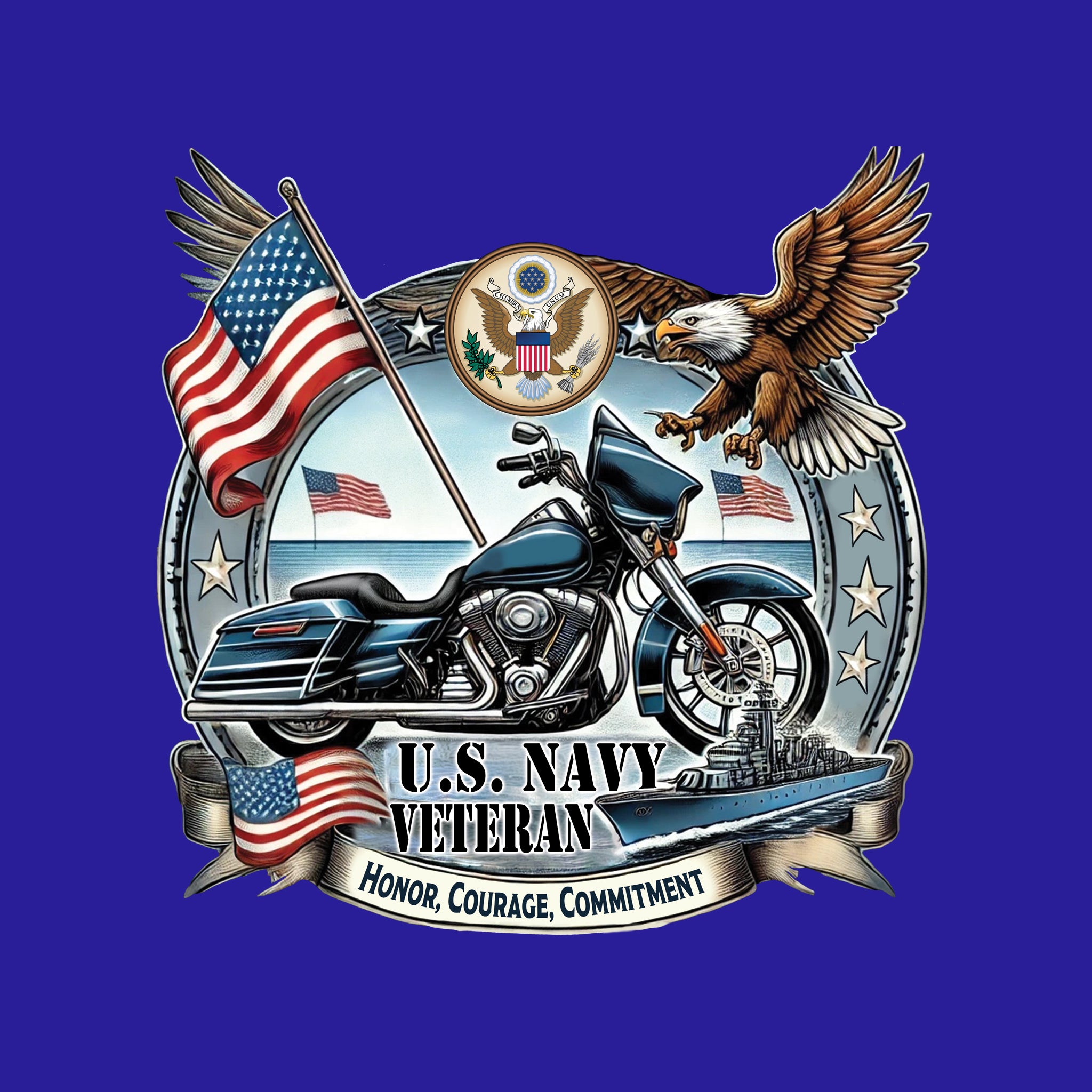 US Navy Biker