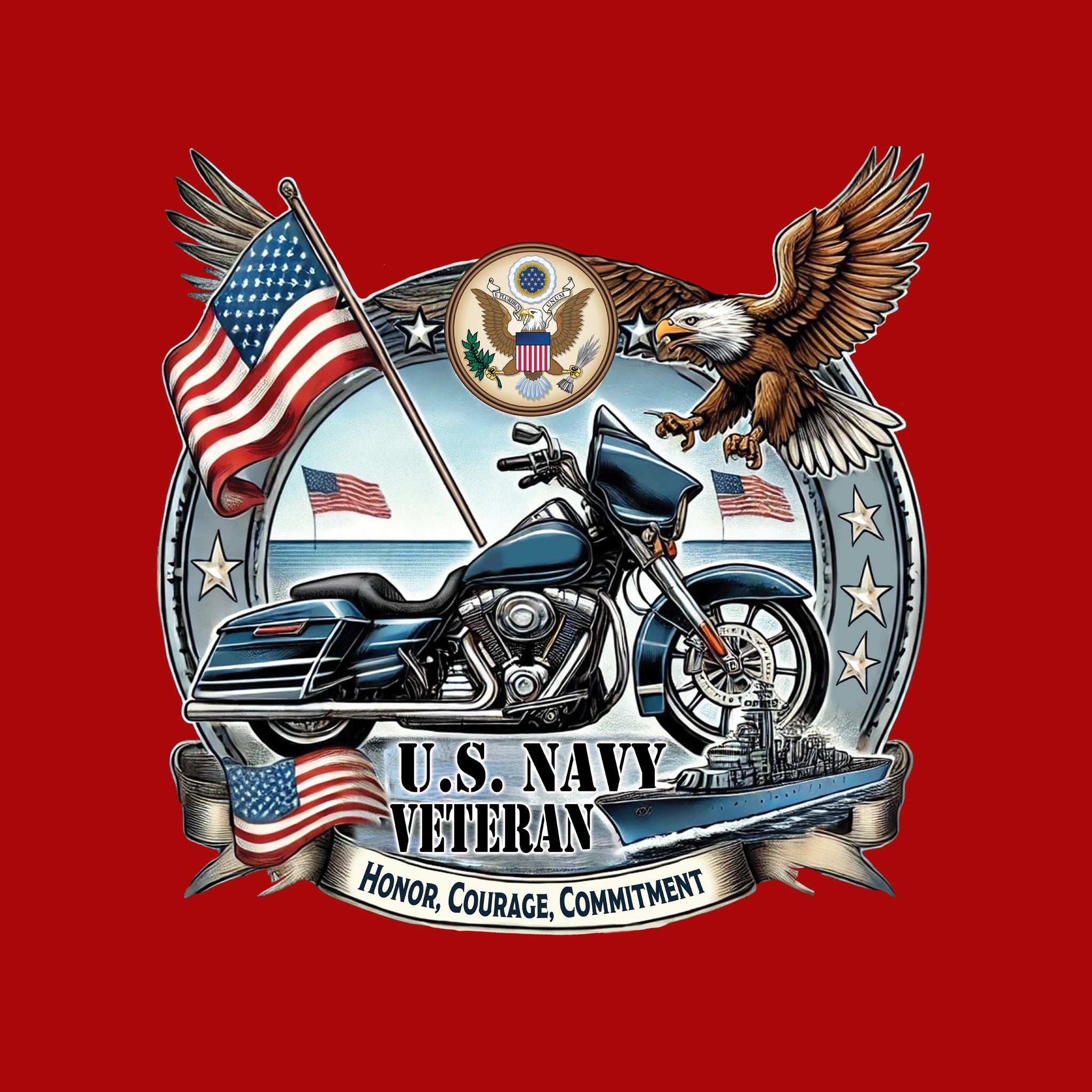 US Navy Biker