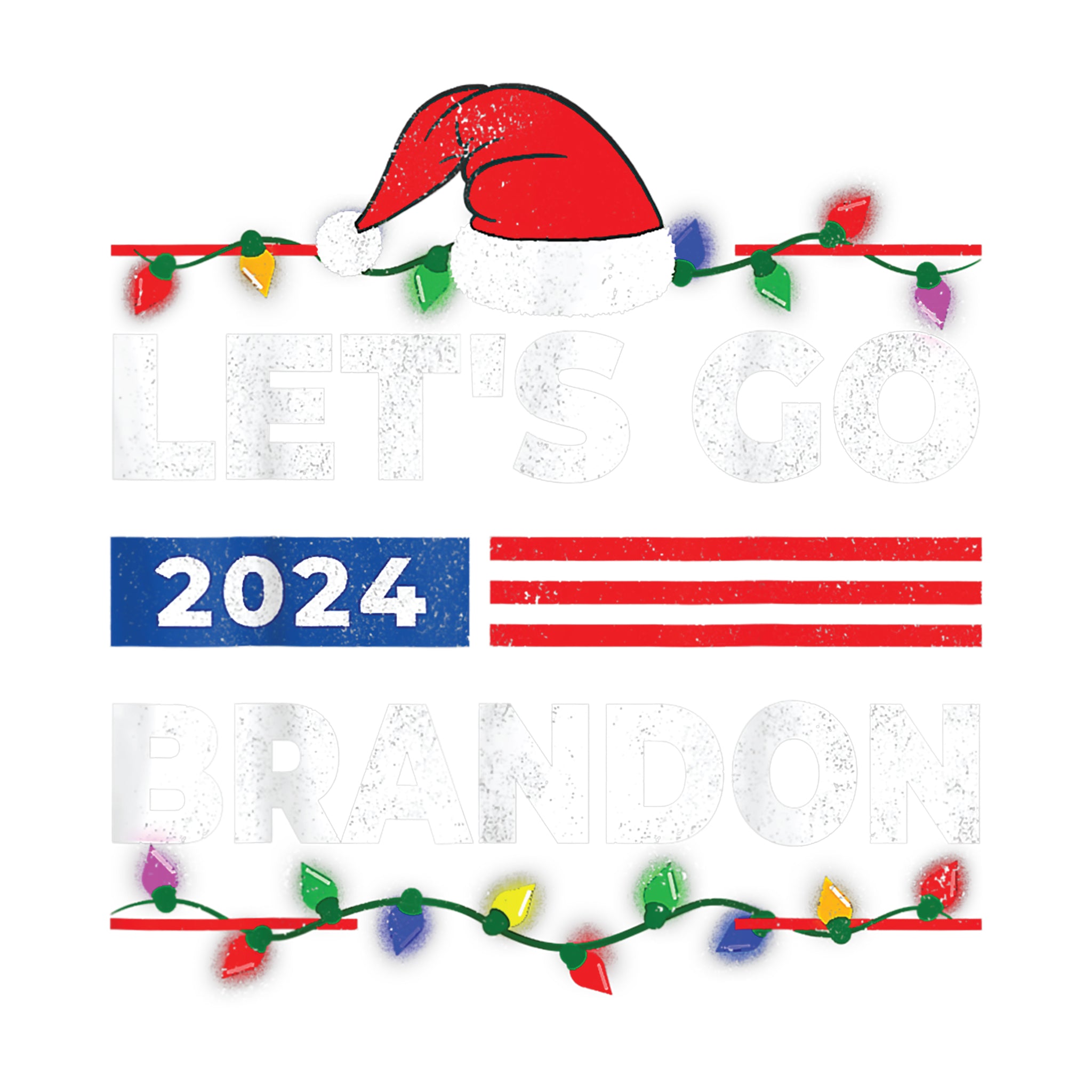 LET'S GO BRANDON 2024 Santa Hat
