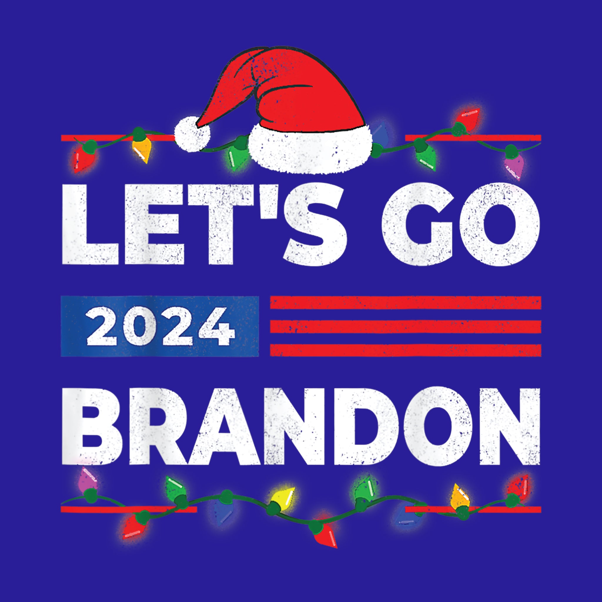 LET'S GO BRANDON 2024 Santa Hat