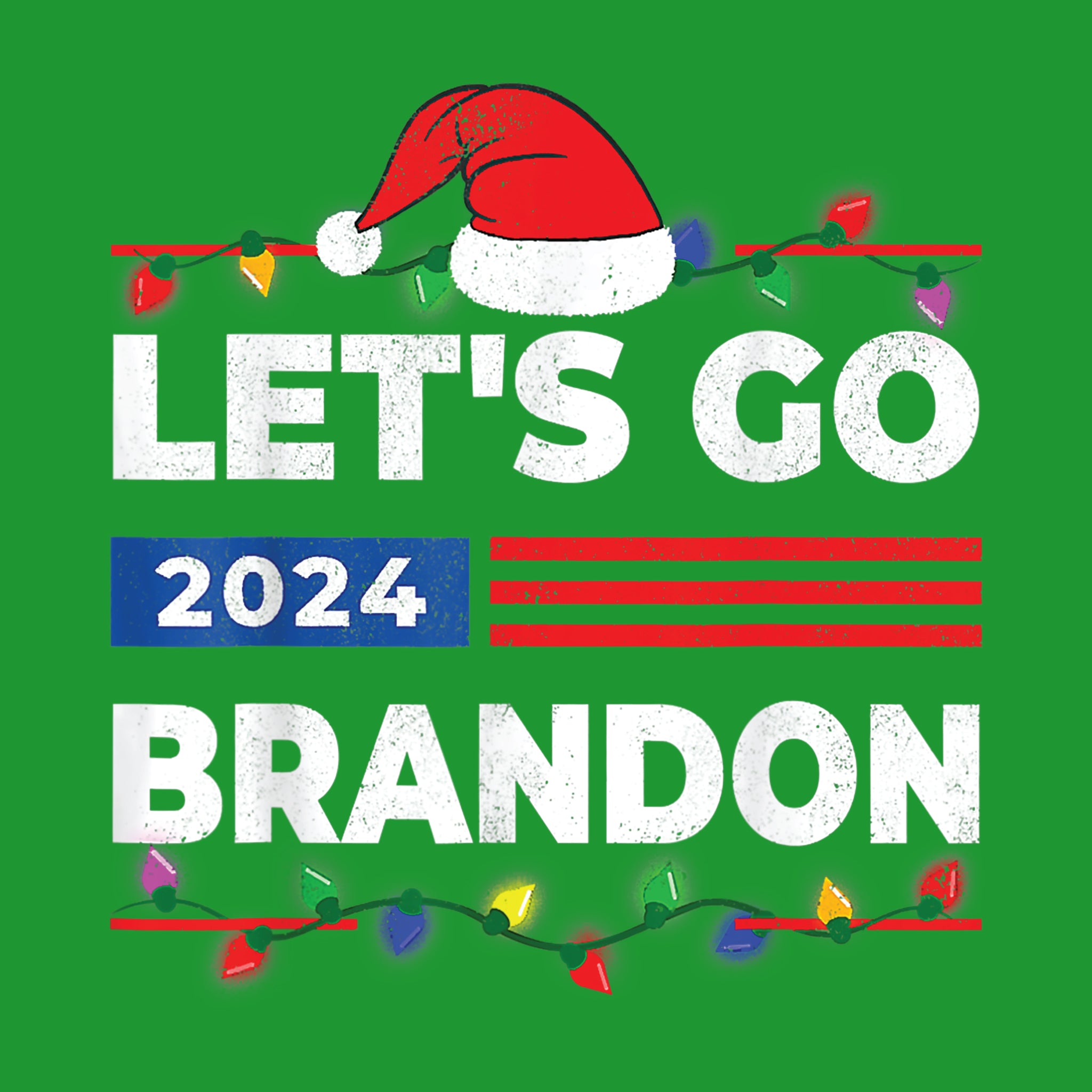 LET'S GO BRANDON 2024 Santa Hat
