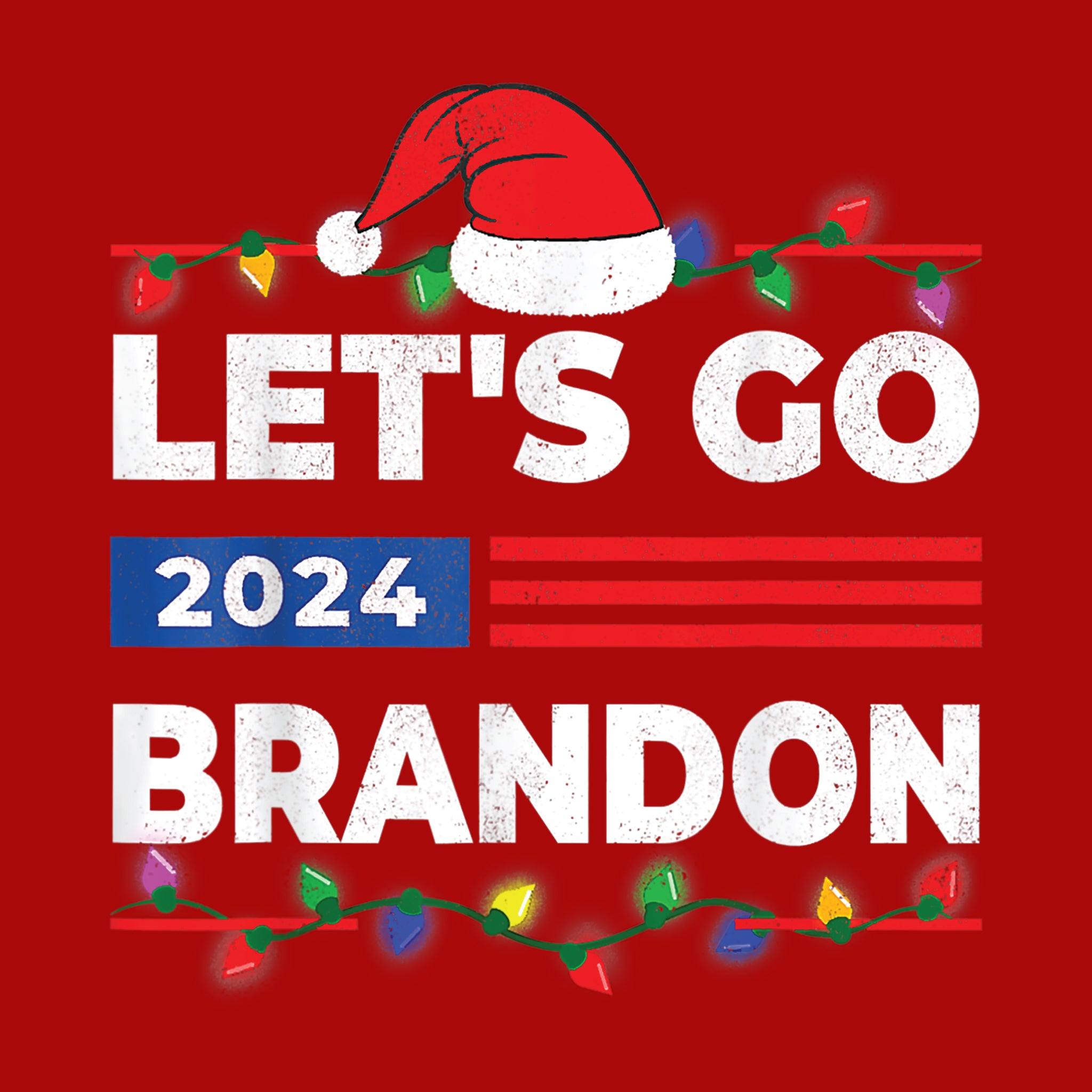 LET'S GO BRANDON 2024 Santa Hat