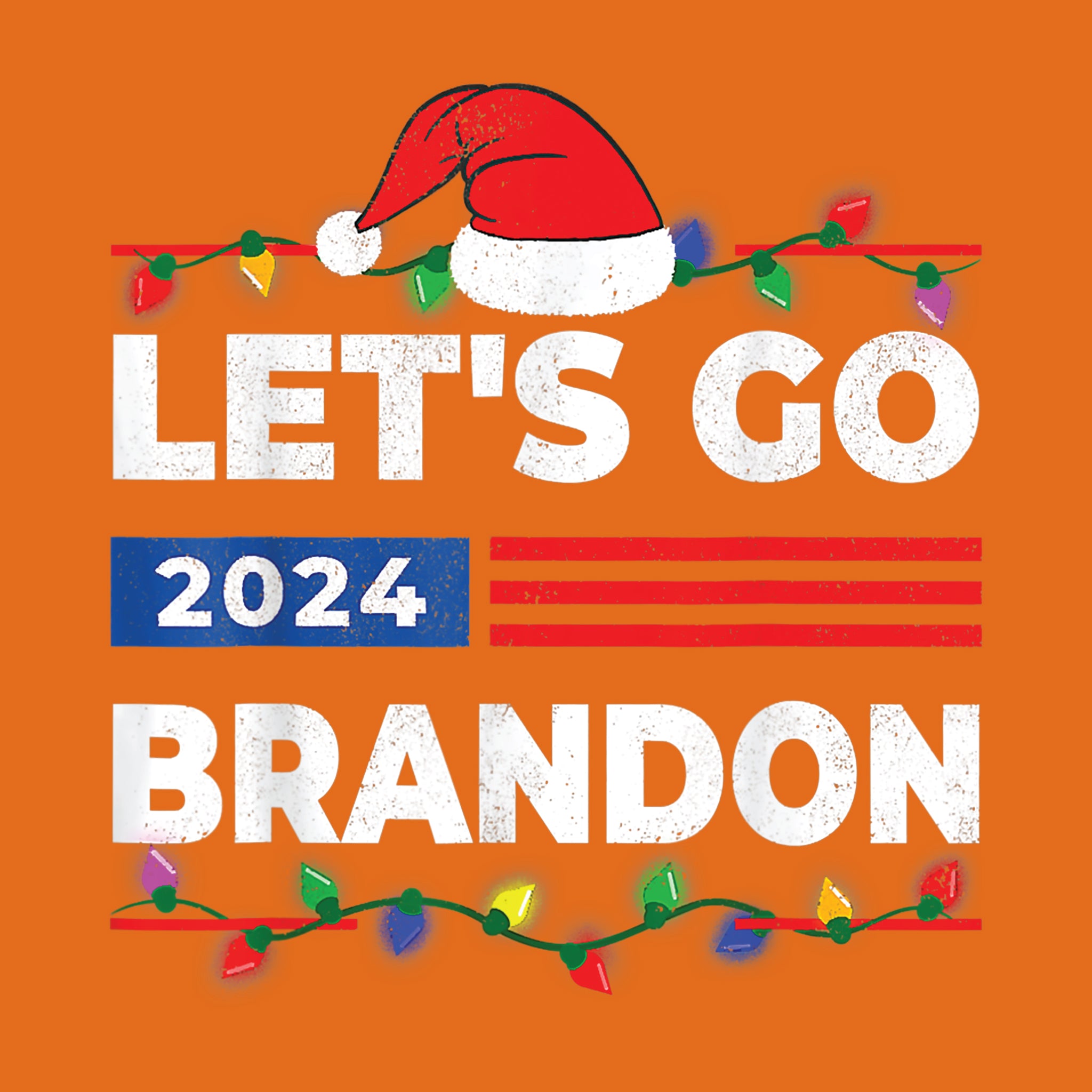 LET'S GO BRANDON 2024 Santa Hat