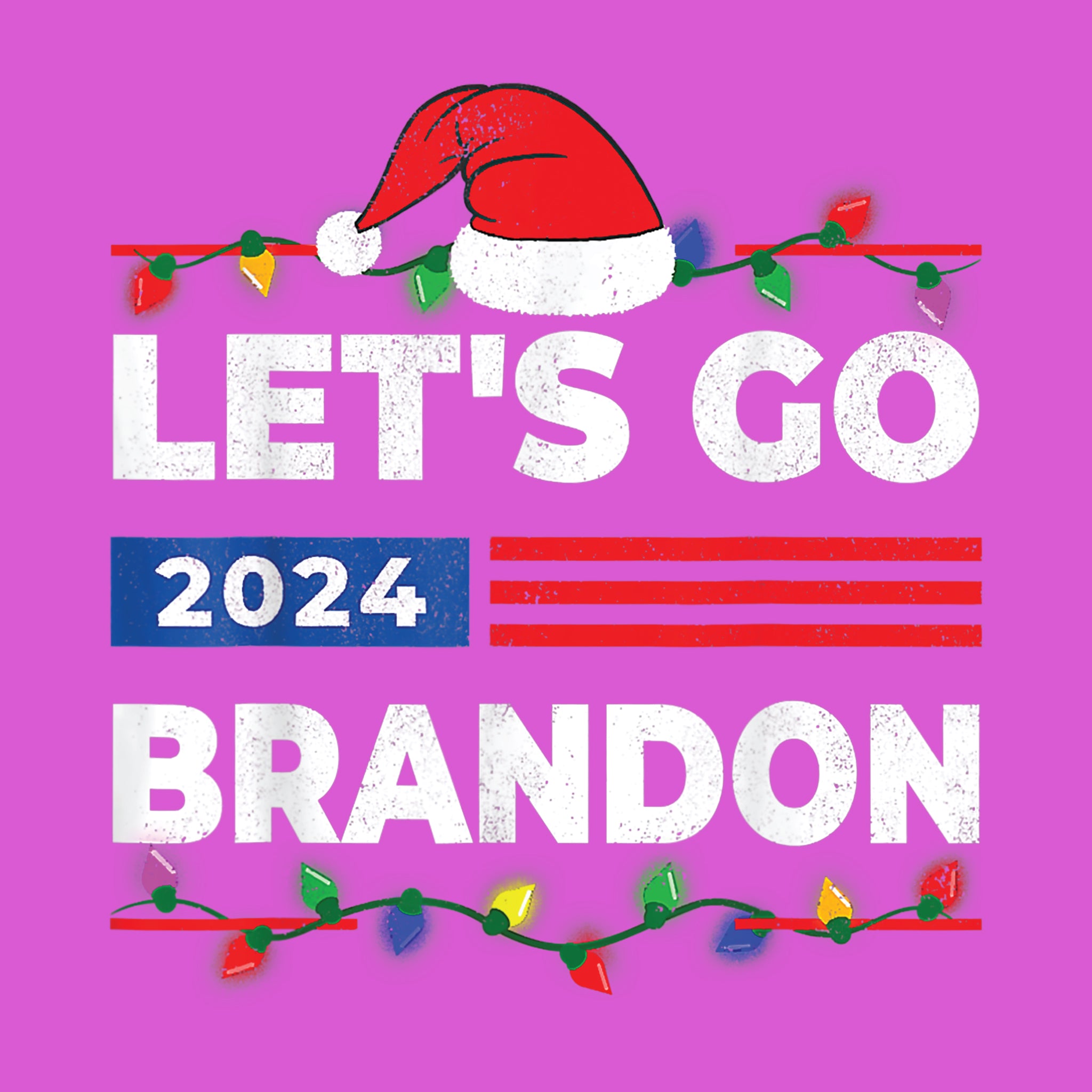 LET'S GO BRANDON 2024 Santa Hat
