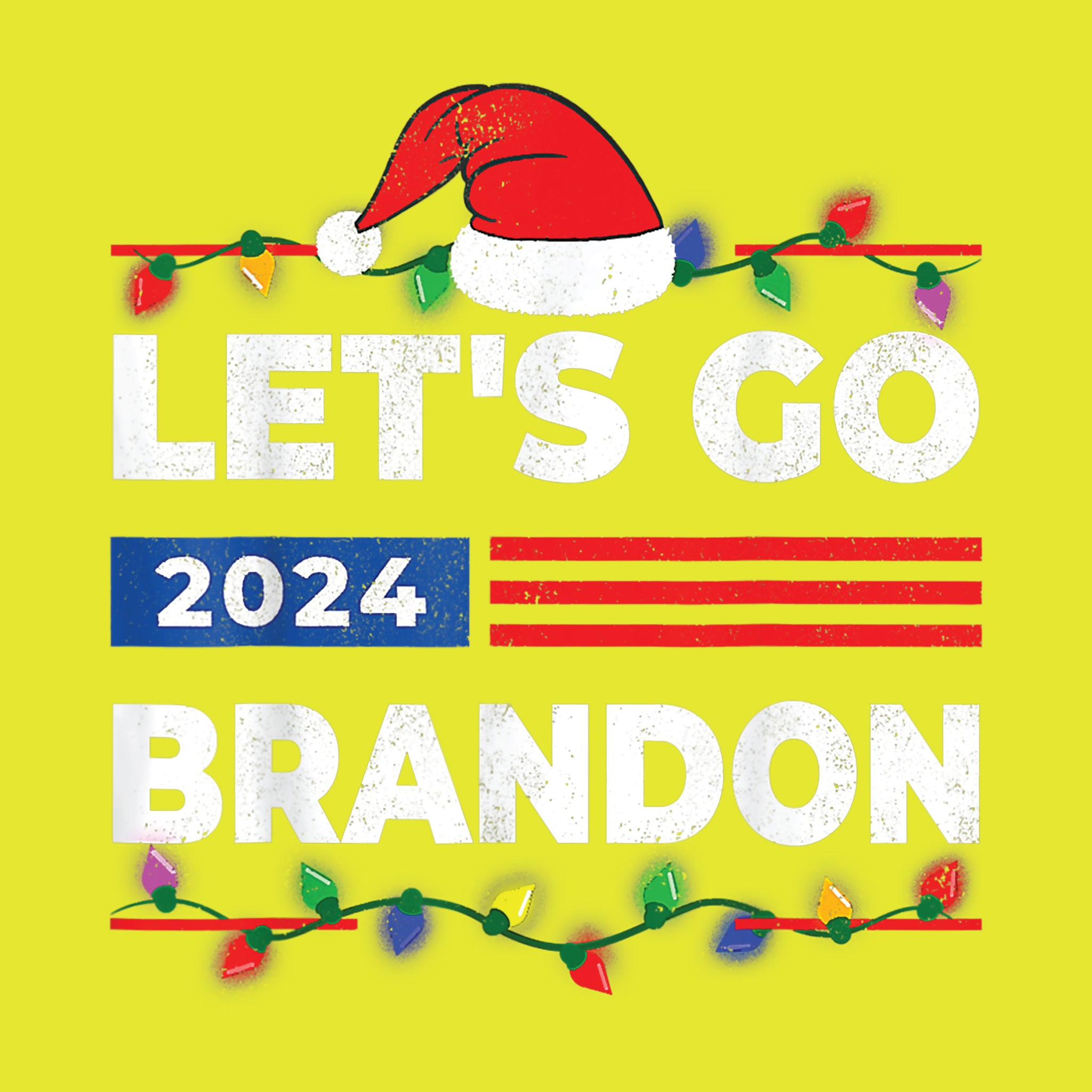 LET'S GO BRANDON 2024 Santa Hat