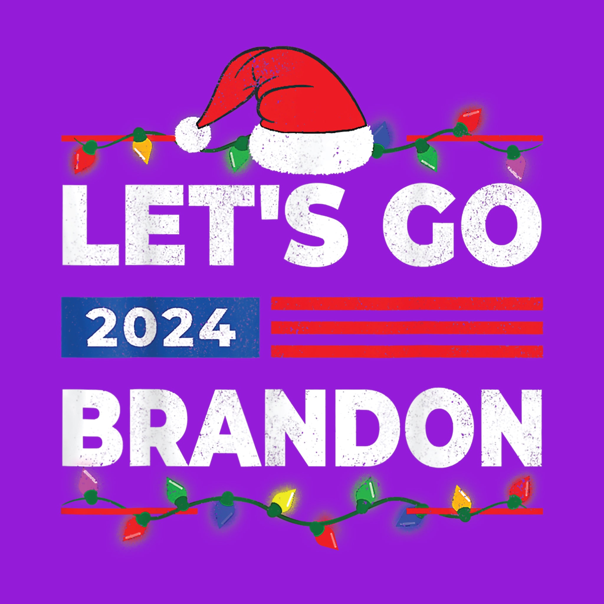 LET'S GO BRANDON 2024 Santa Hat