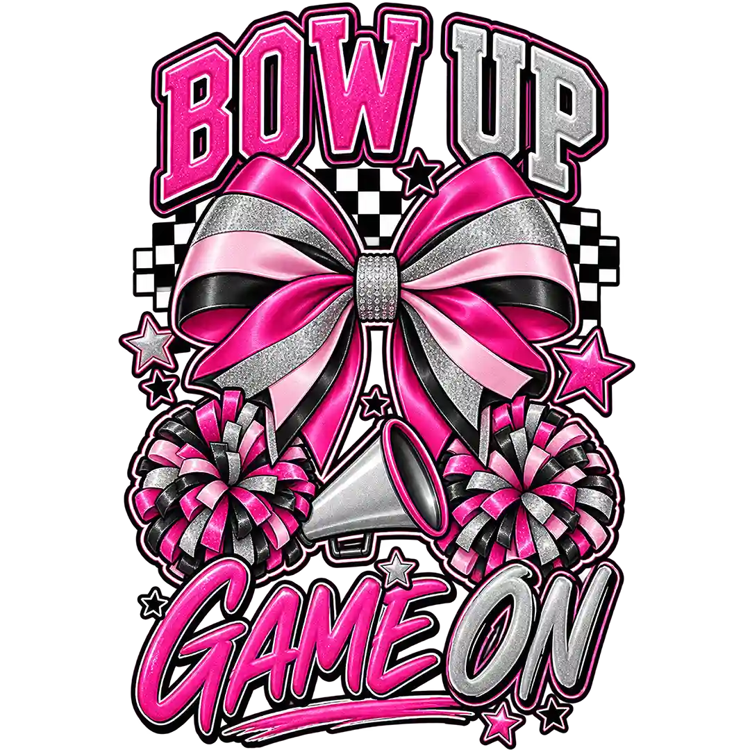 Bow Up Game On Glitter Bow