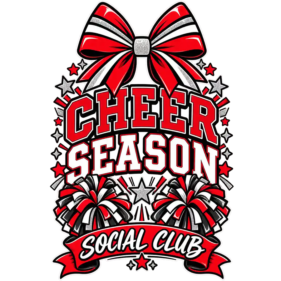 Cheer Season Social Club Bow