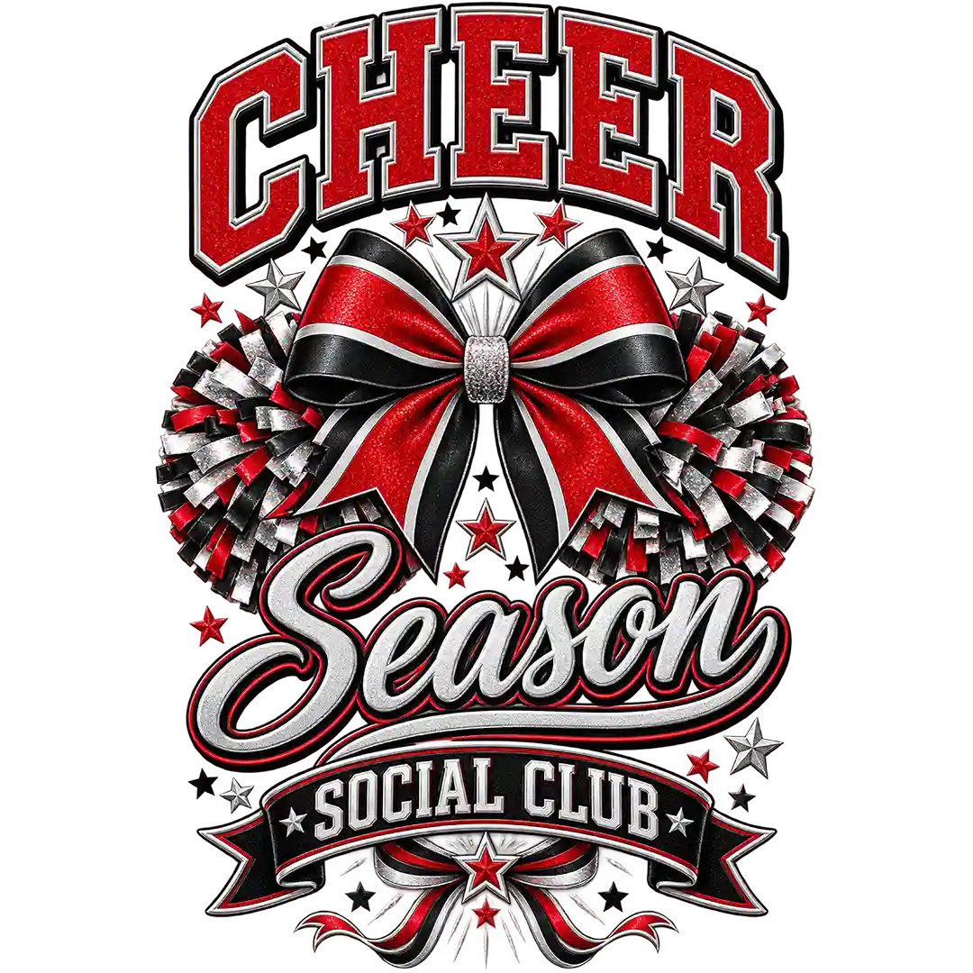 Cheer Season Social Club Ribbon