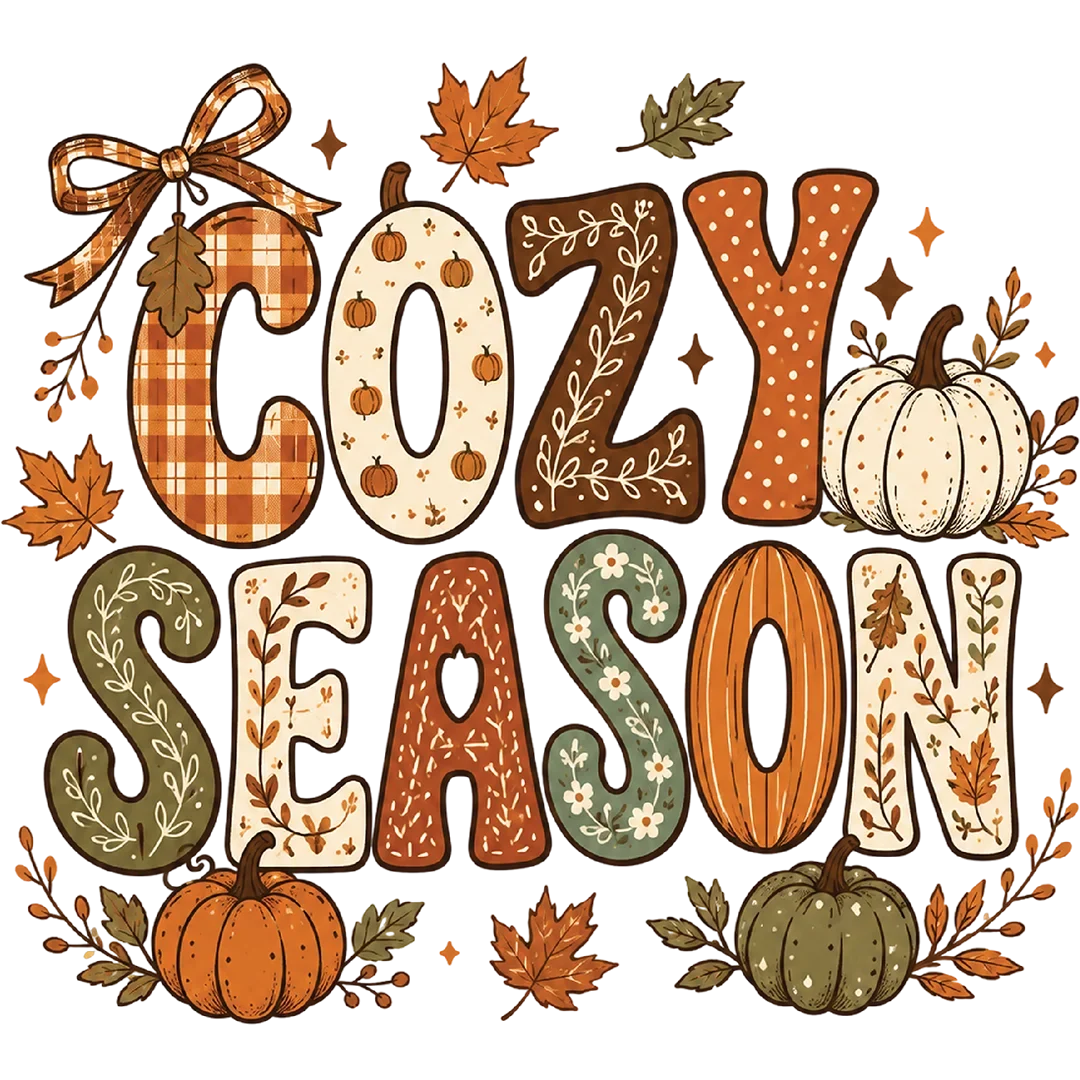 Cozy Season Patchwork Letters