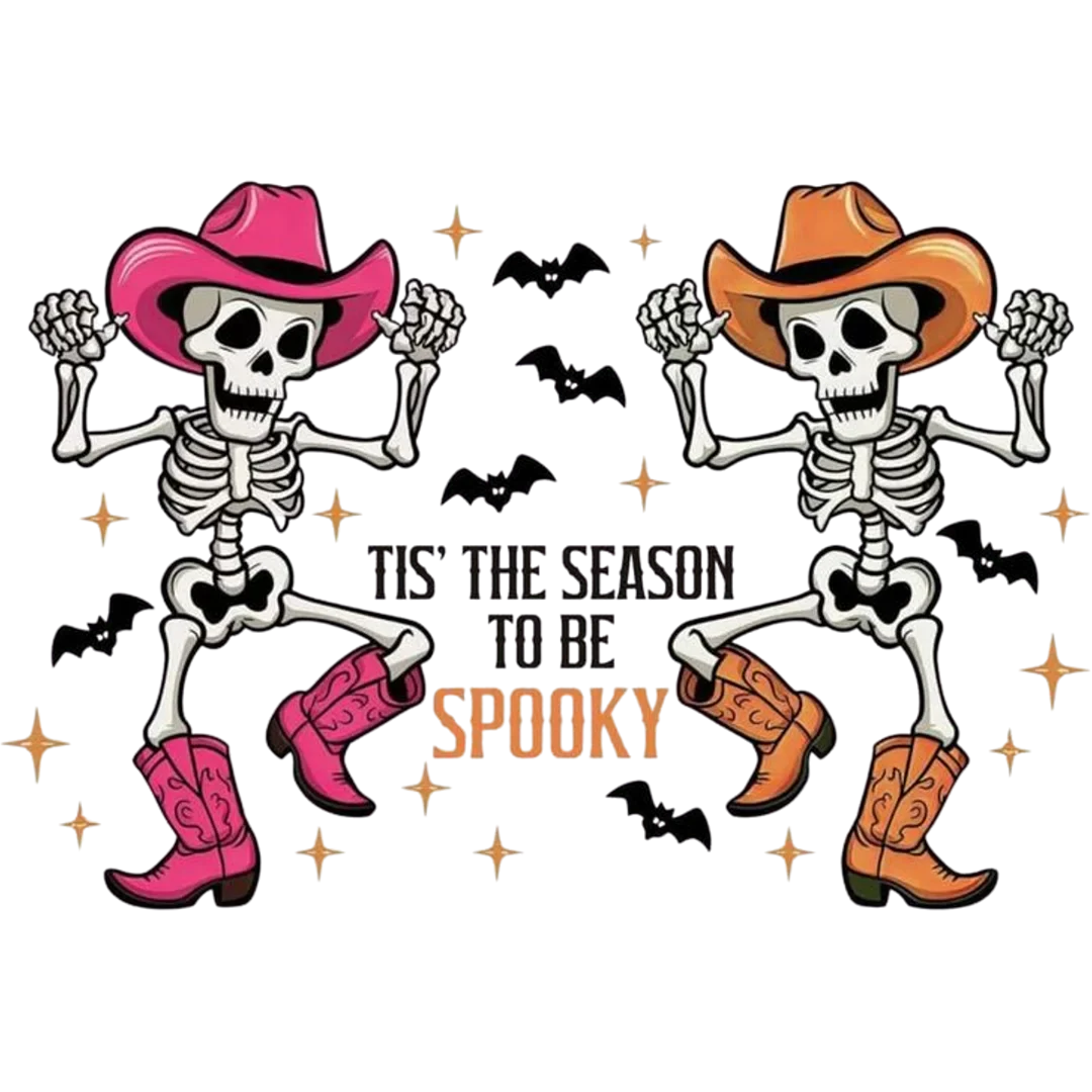 Dancing Cowgirl Skeletons