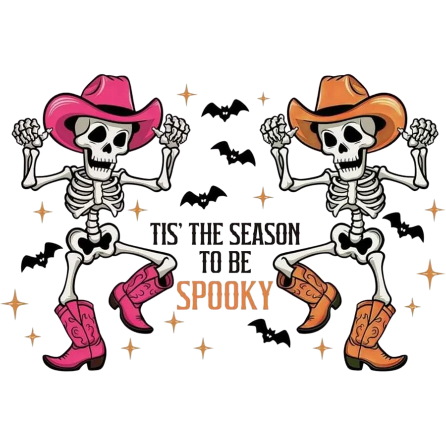 Dancing Cowgirl Skeletons