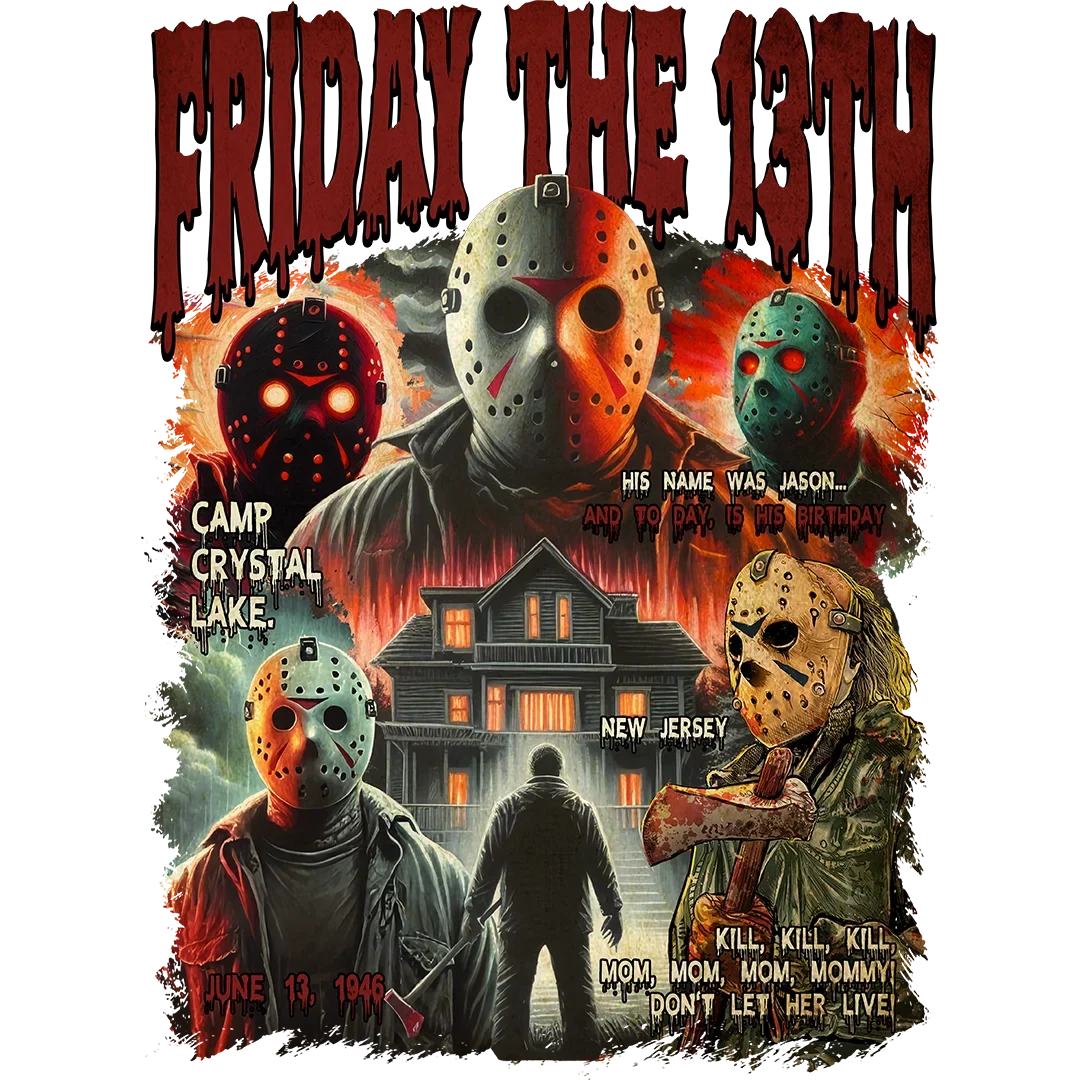 Friday Hockey Mask Story Collage