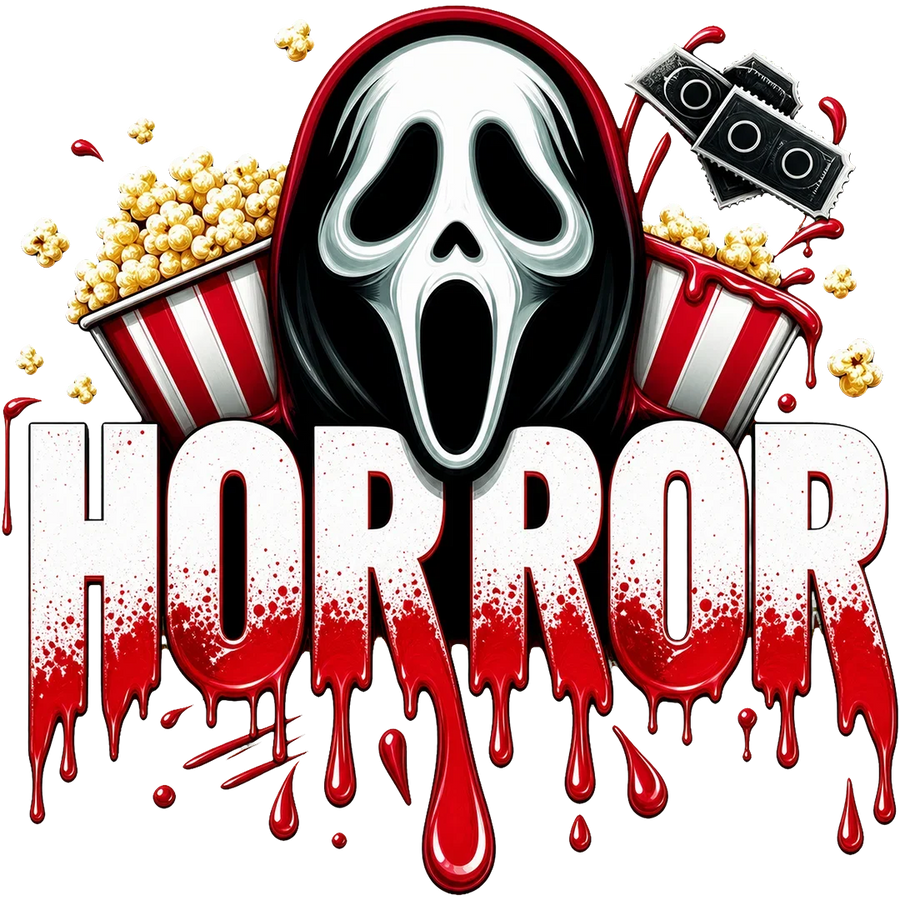 Ghost Mask Popcorn Horror