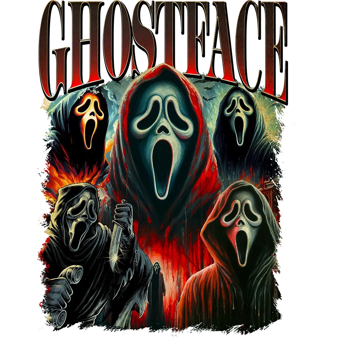 Ghost Mask Title Collage