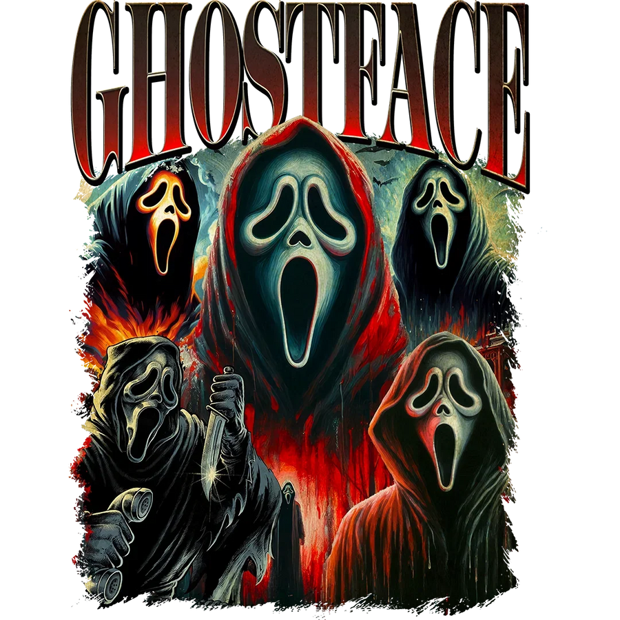 Ghost Mask Title Collage