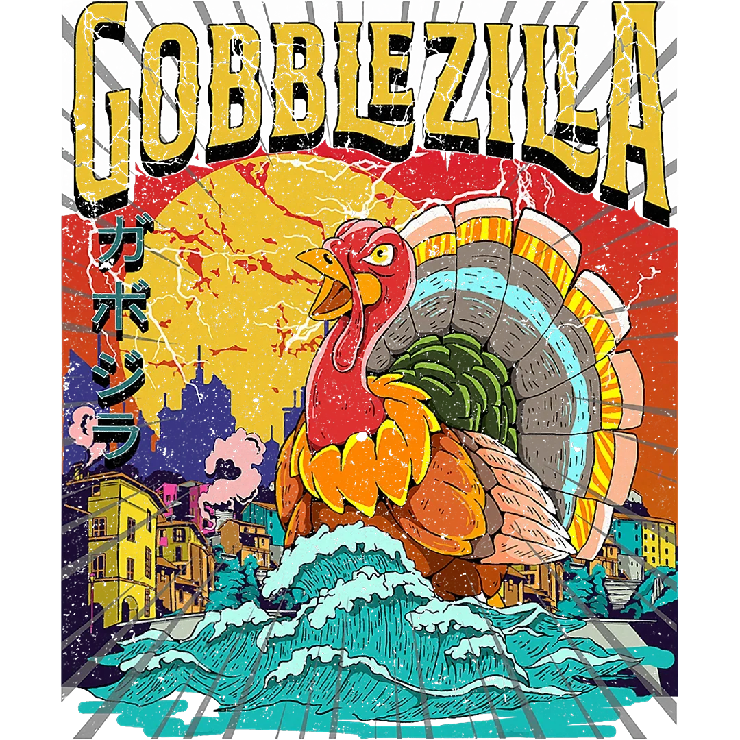 Gobblezilla Retro Turkey