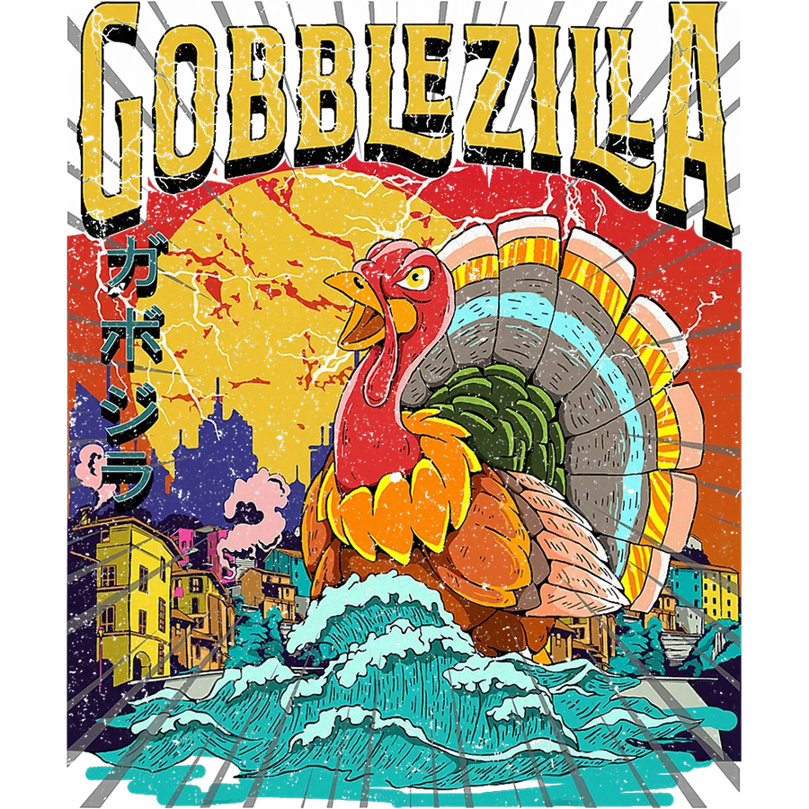 Gobblezilla Retro Turkey
