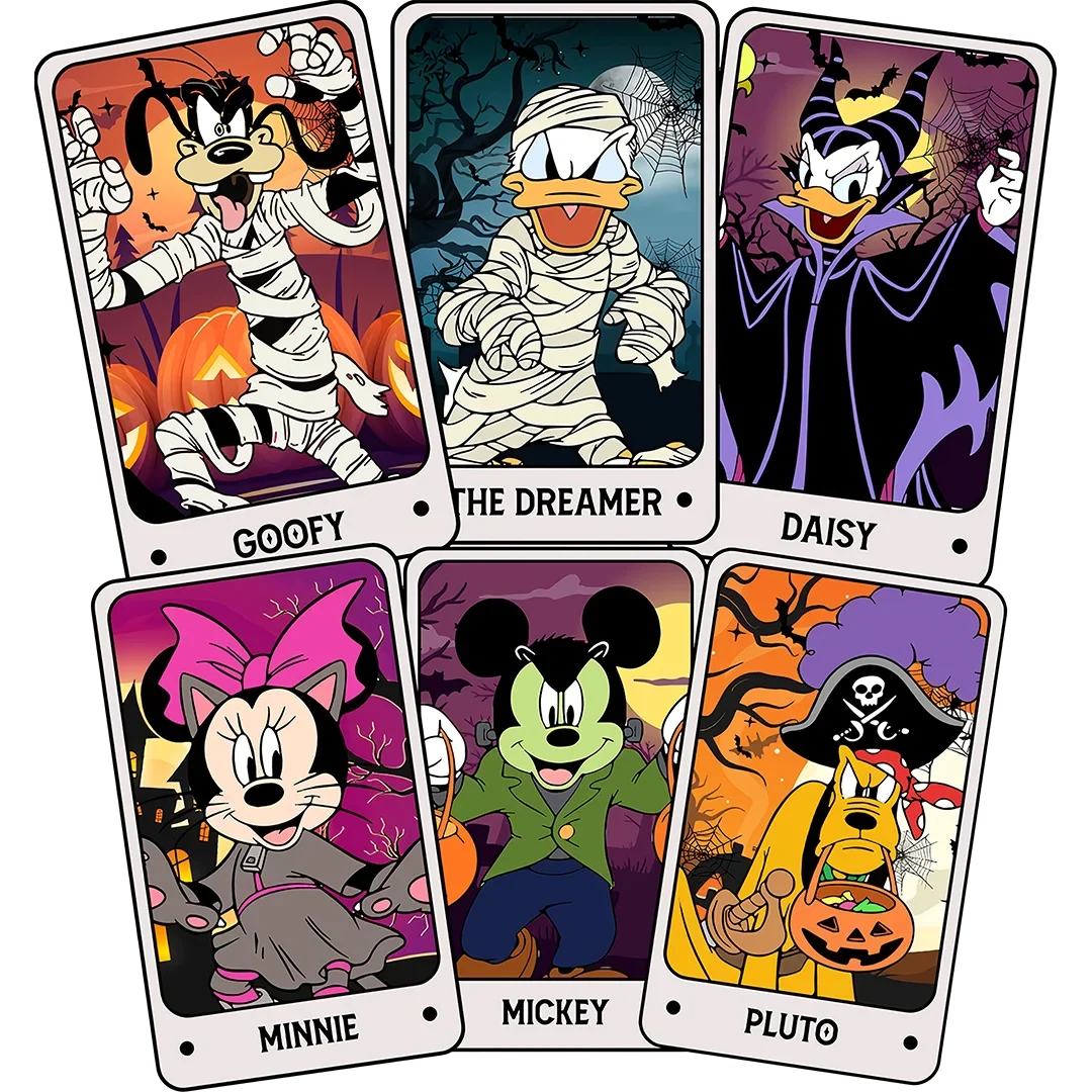 Halloween Character Tarot Cards