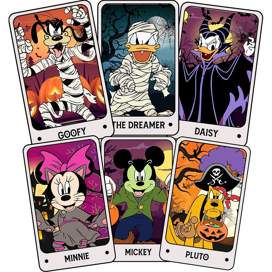 Halloween Character Tarot Cards